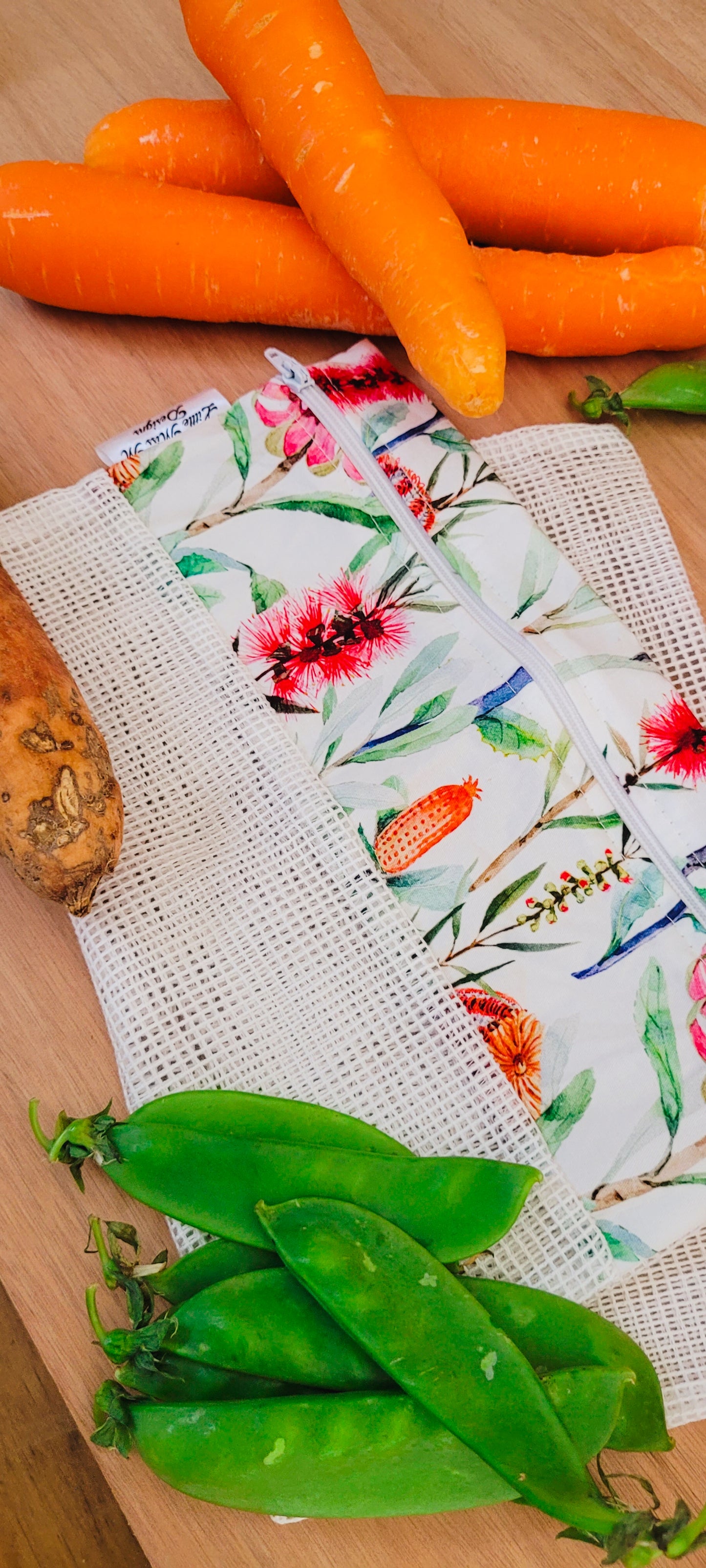 Cream Natives Produce Bags