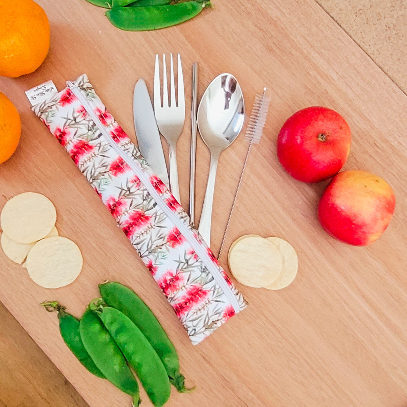 Bottle Brush Cutlery Pouch