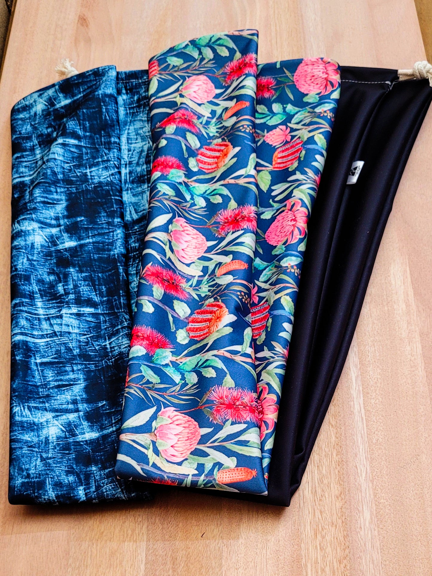 Pack of 3 Darkness - Denim, Black & Navy Natives Door Draught Stopper