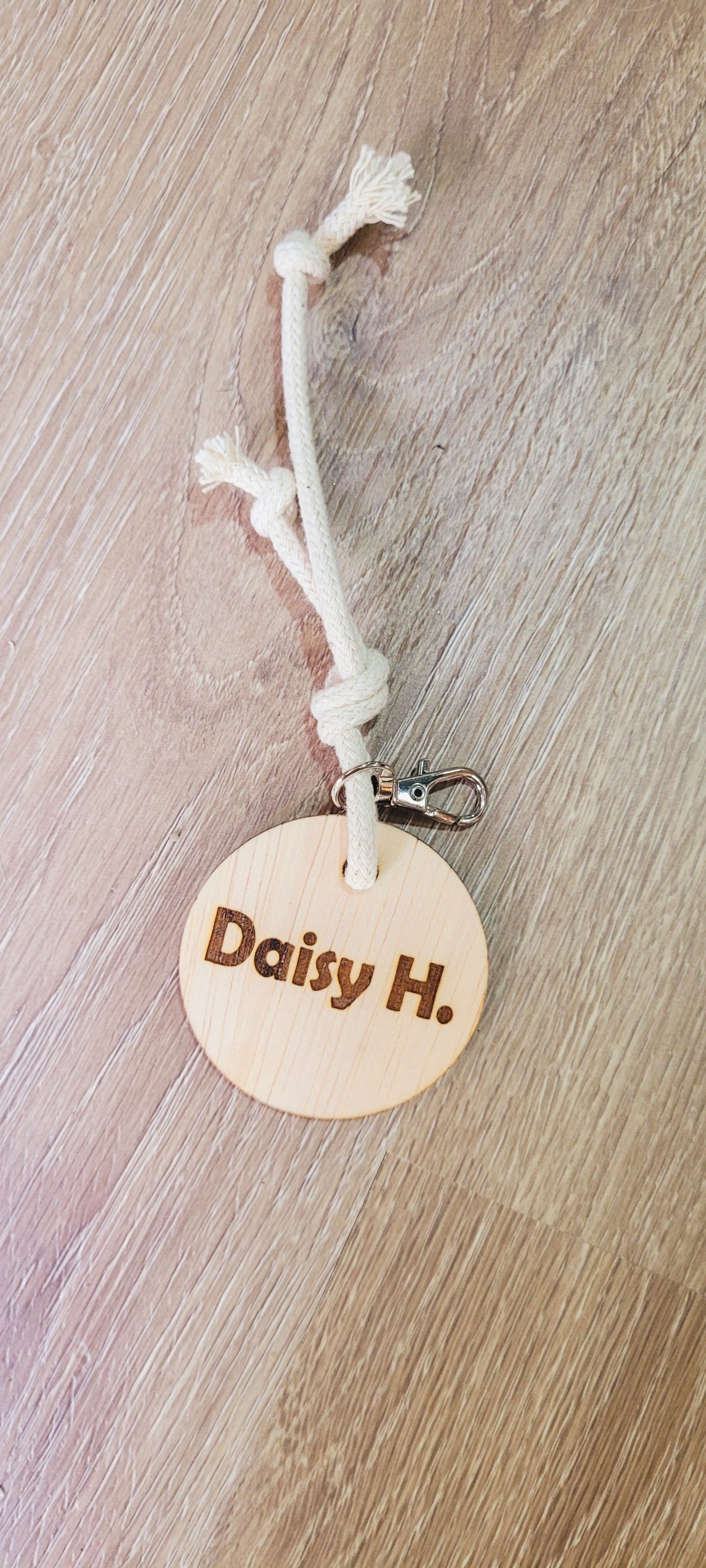 Personalized Wooden Name Tags