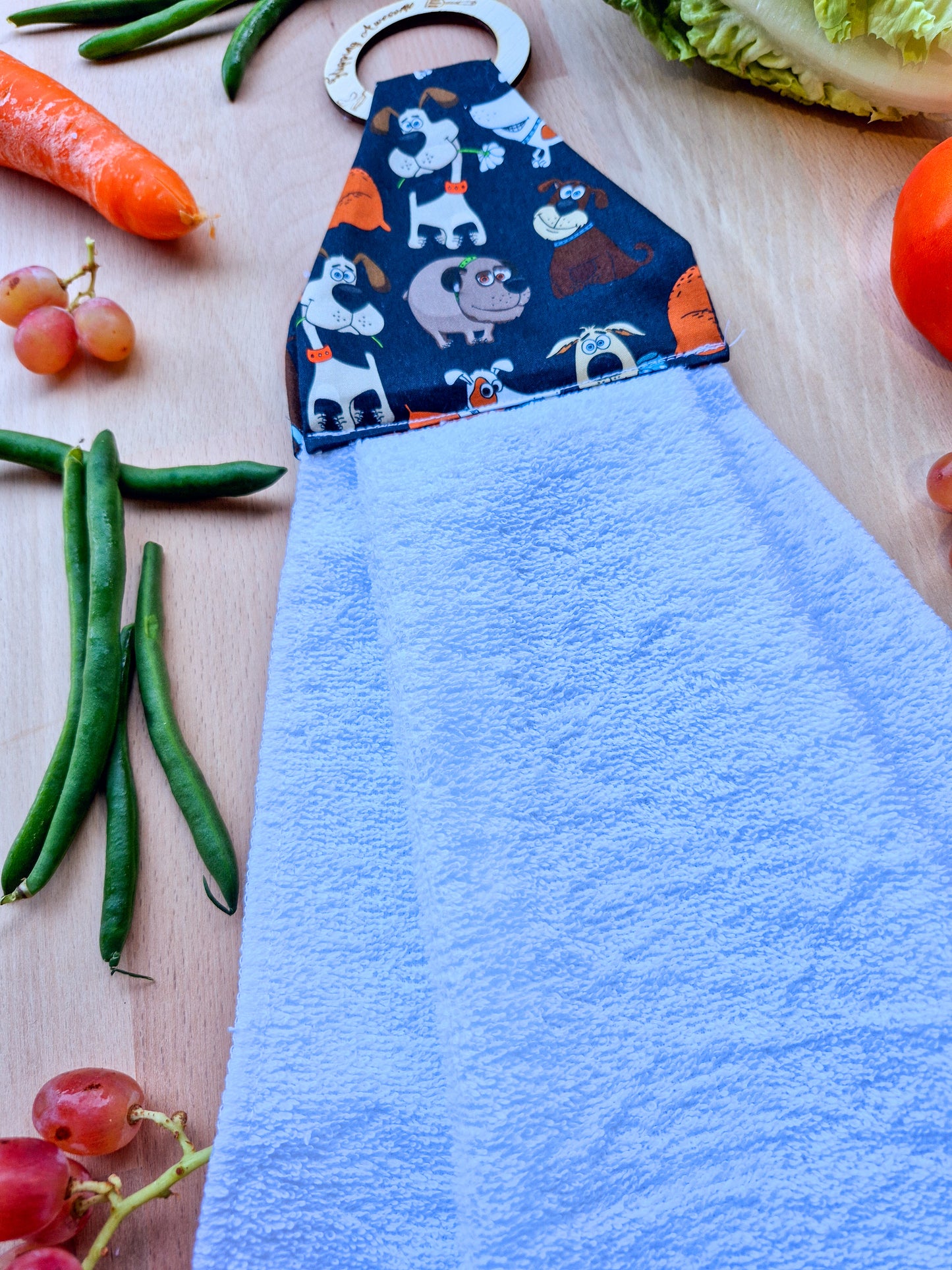 Dogs Hanging Towel