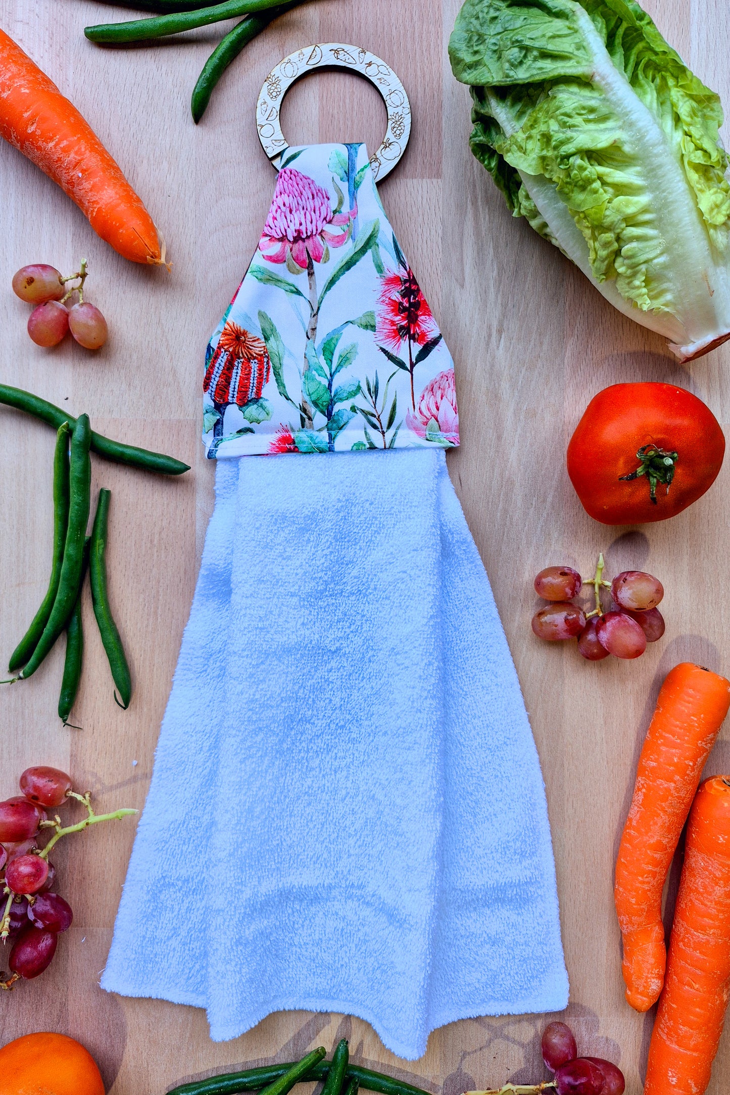 Cream Natives Hanging Towel