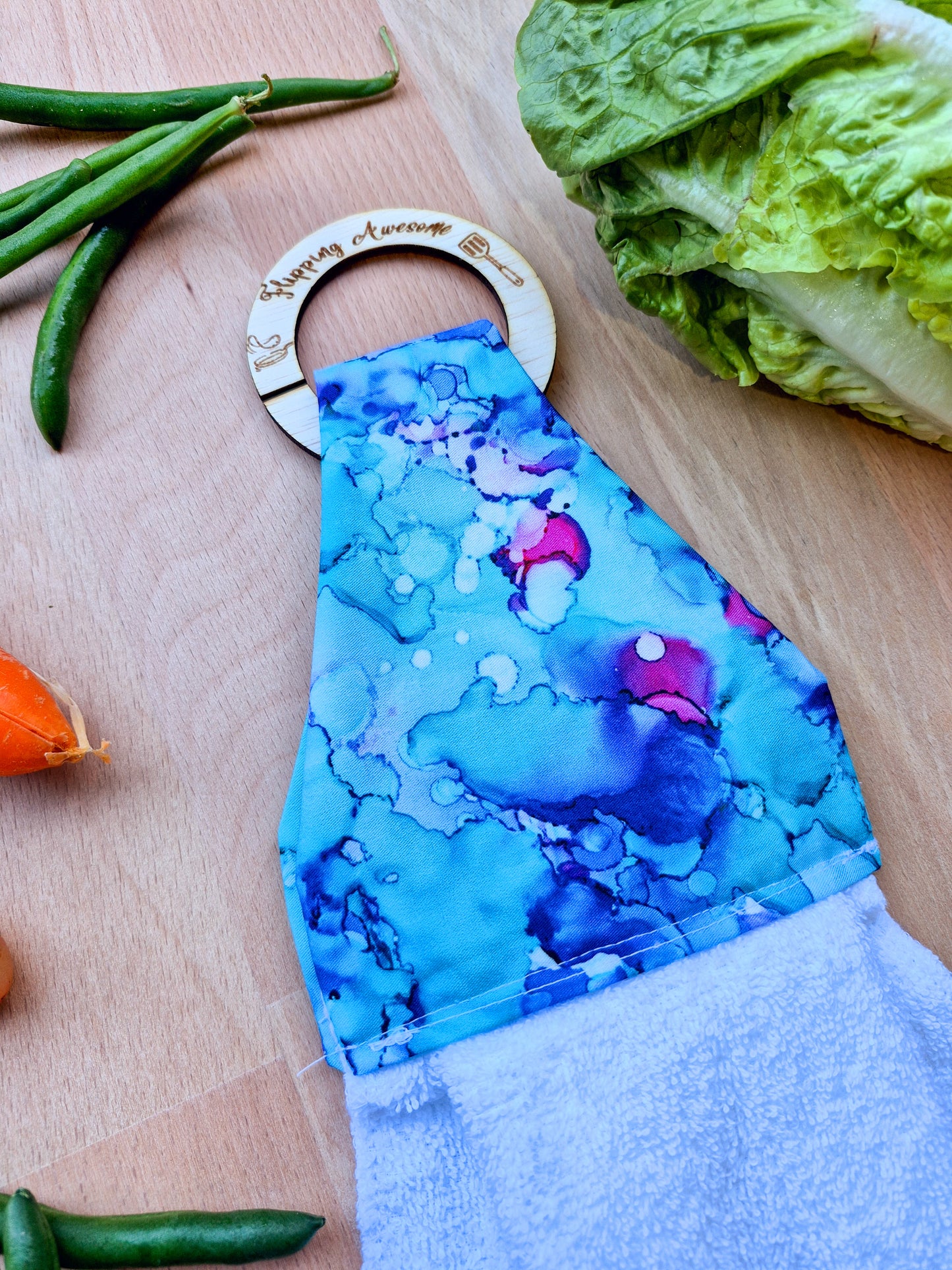 Blue Ocean Hanging Towel