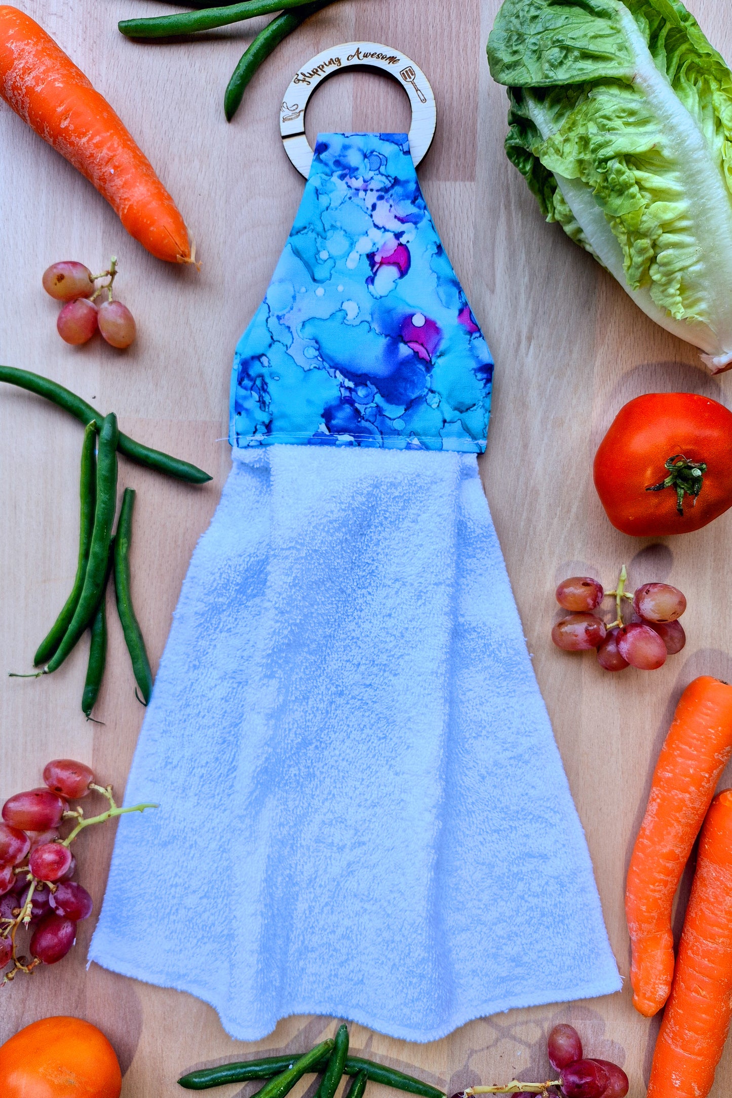 Blue Ocean Hanging Towel