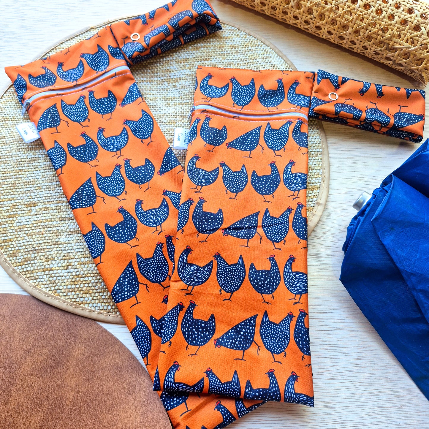 Flappy Chickens Umbrella Bag