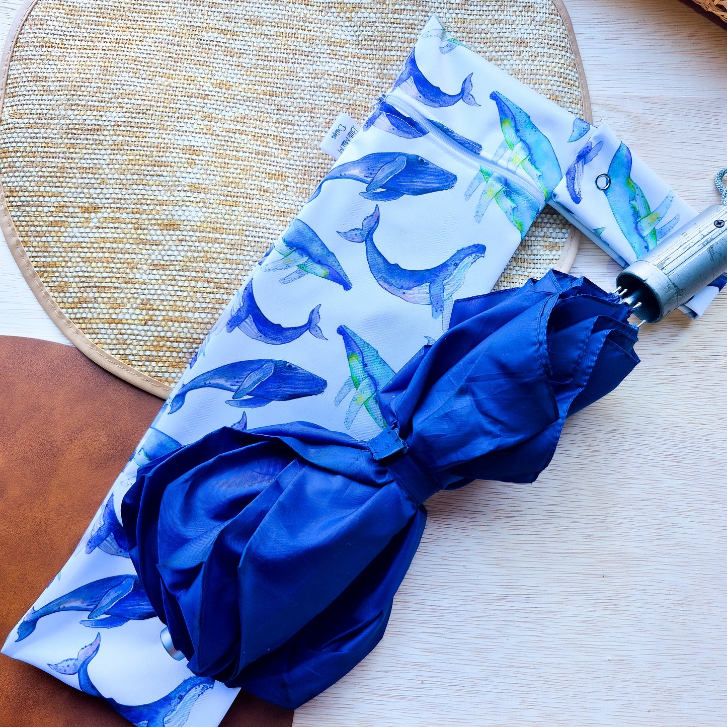 Pack of 3 Umbrella Bag Whales, Denim & Sea Turtles