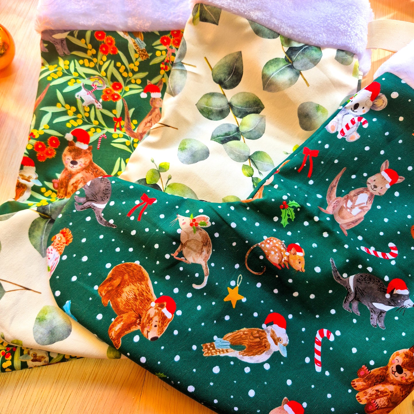 3 Pack Aussie Christmas Stocking