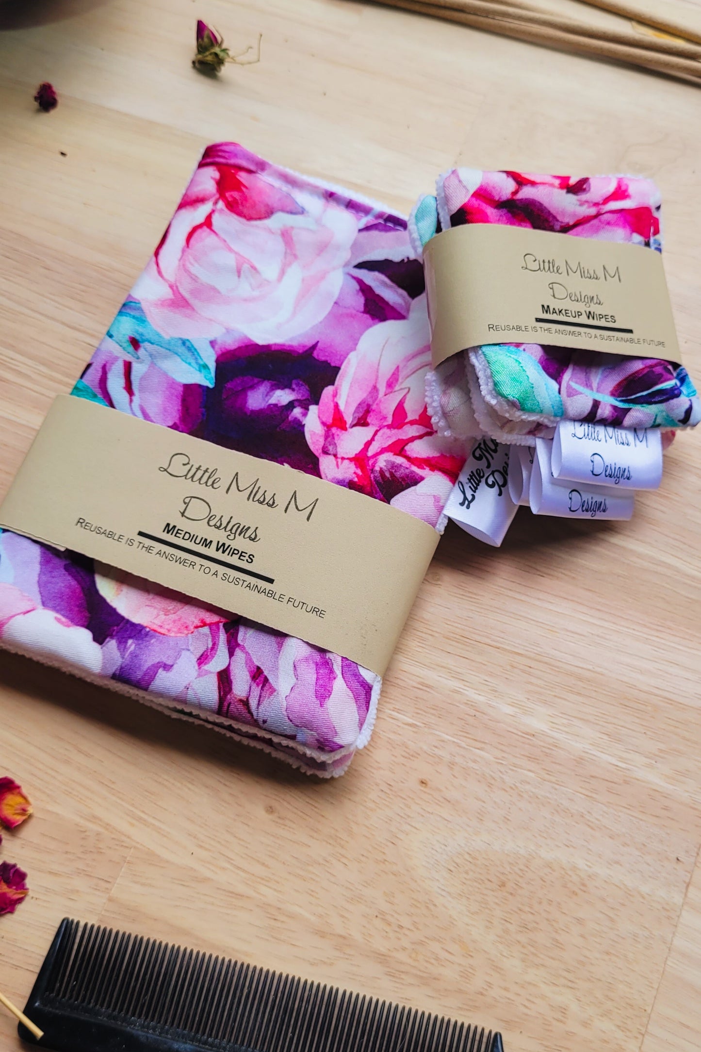 Floral Makeup Wipes