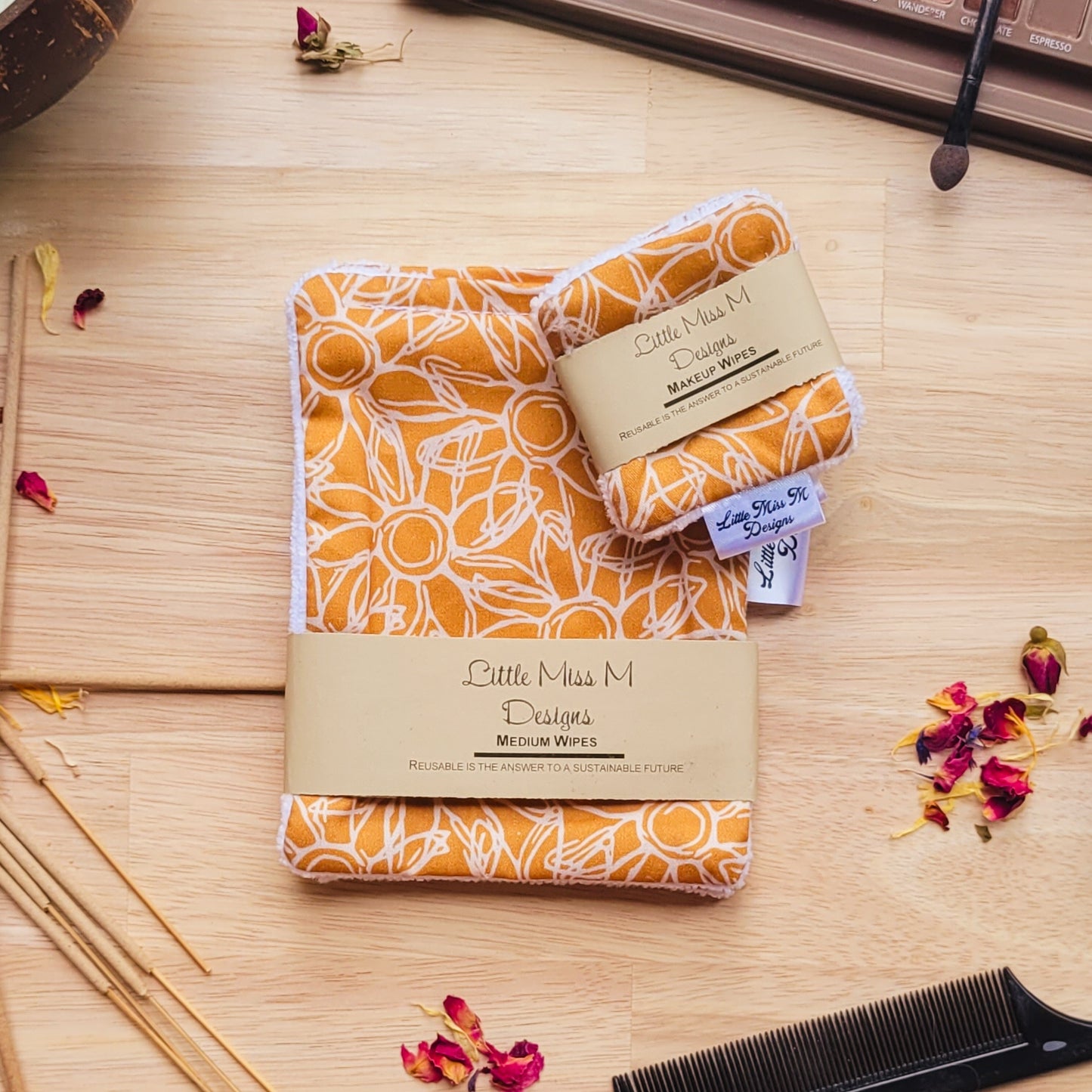 Mustard Sunflower Makeup Wipes