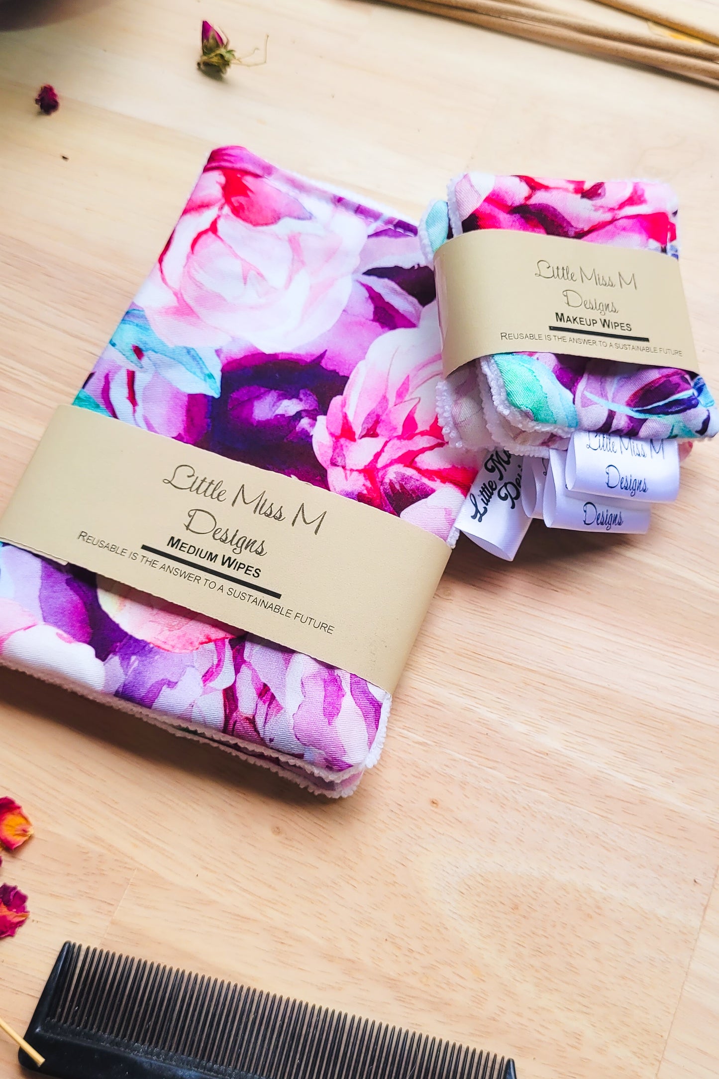 Floral Makeup Wipes