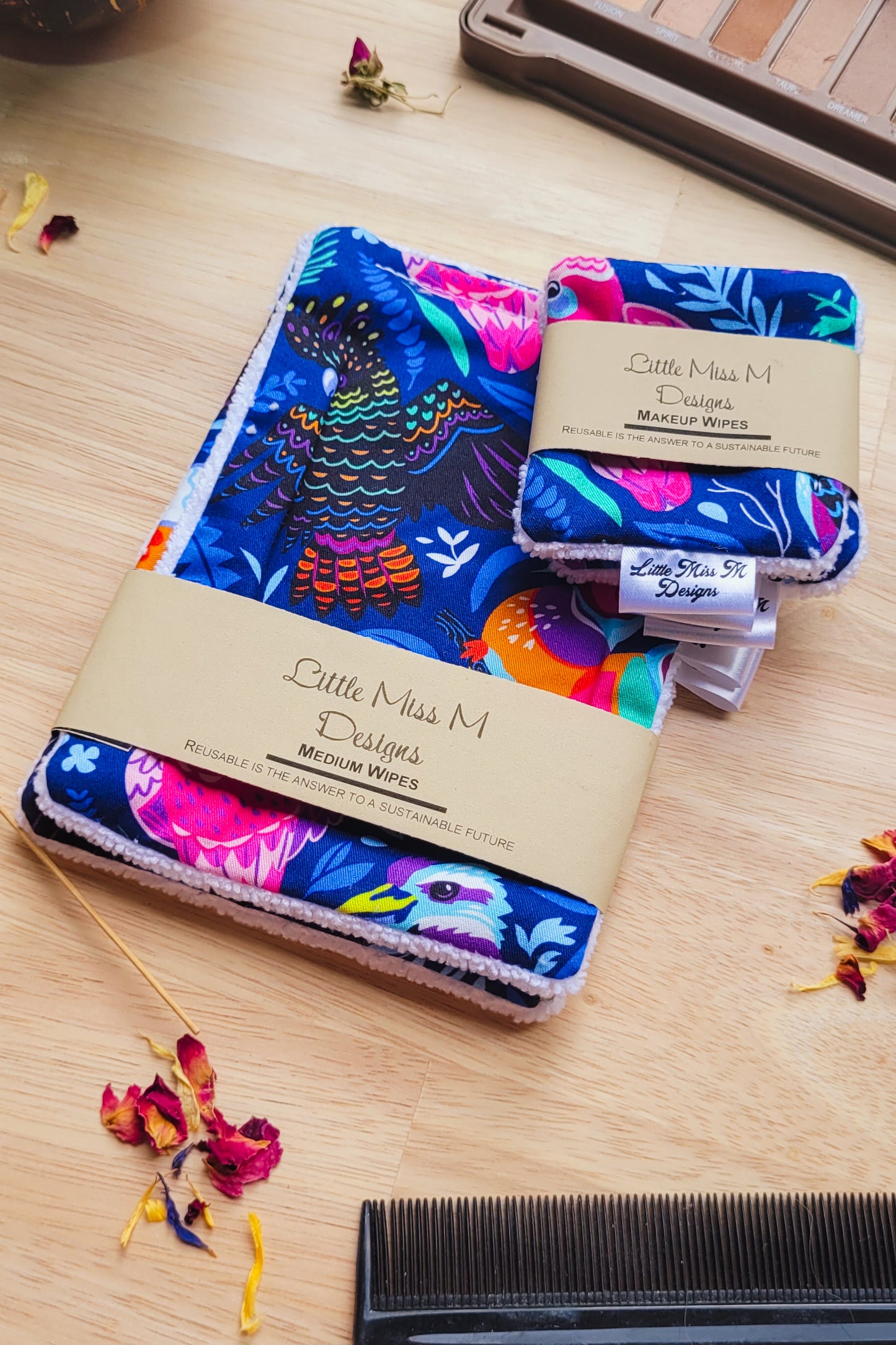 Birds of Aus large Makeup Wipes