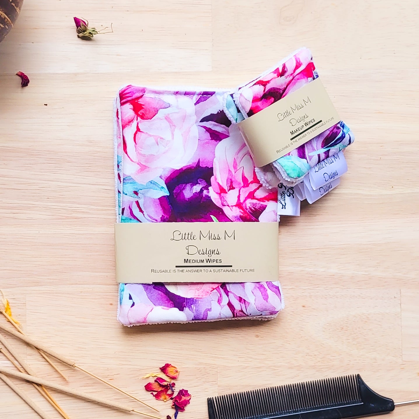 Floral Makeup Wipes