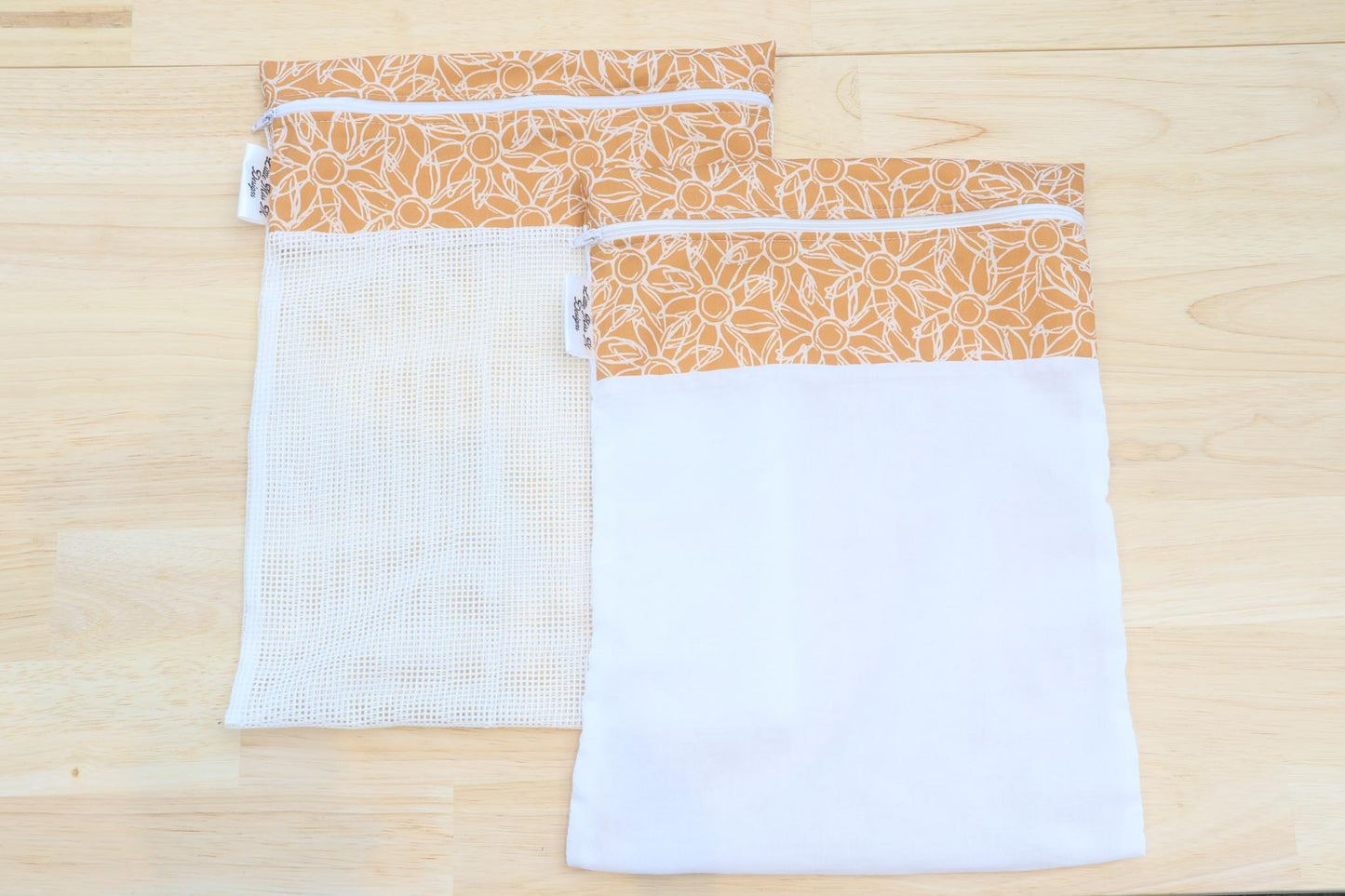 Mustard Sunflowers Wash Bag