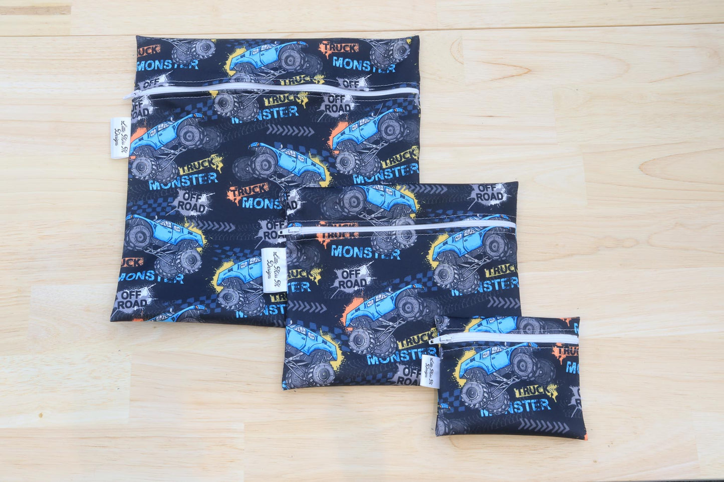 Monster Trucks Snack Bags