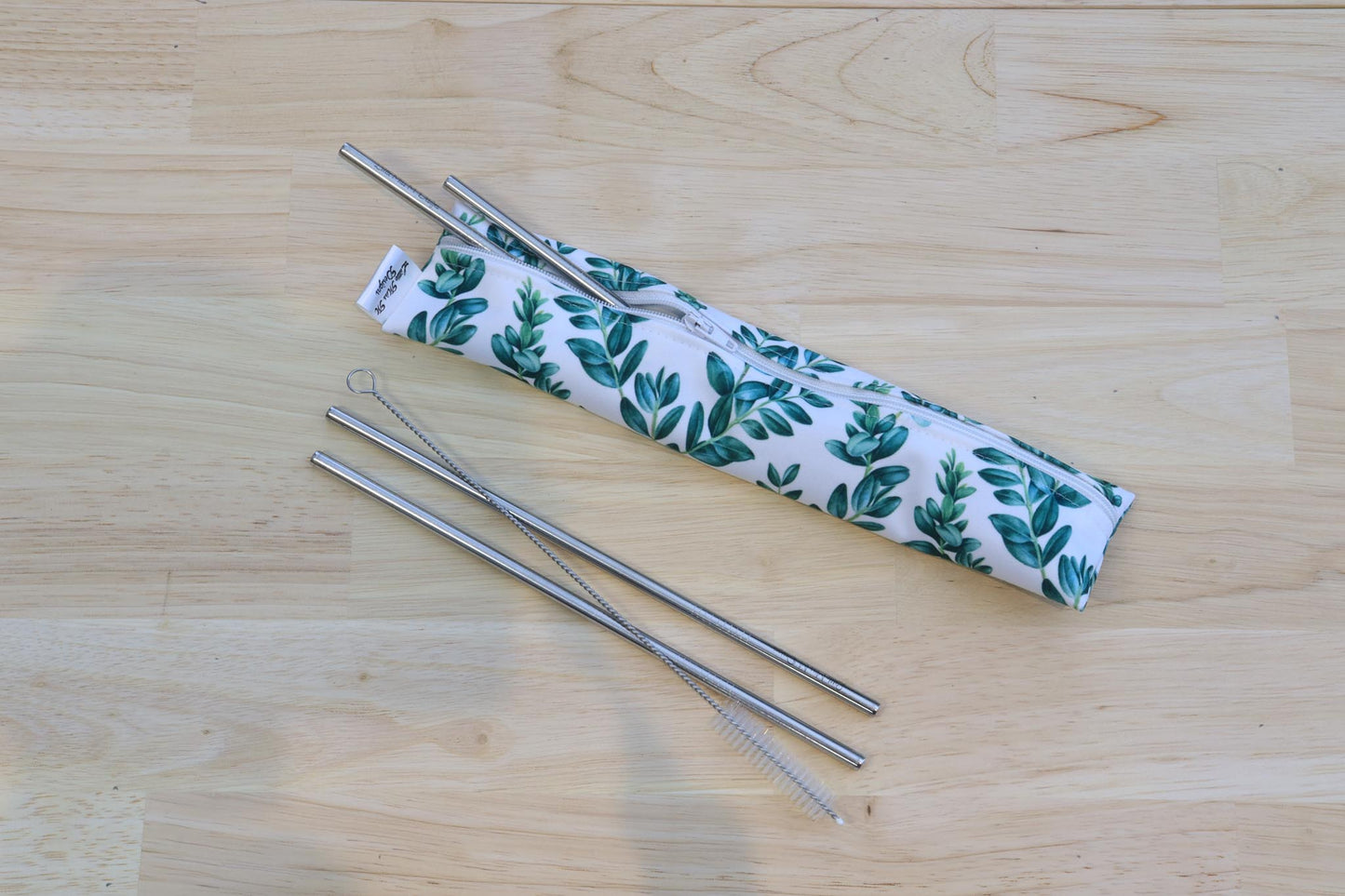 Branches of Beauty Straw Pouch