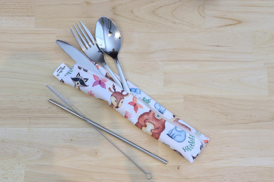 Forest Friends Cutlery Pouch