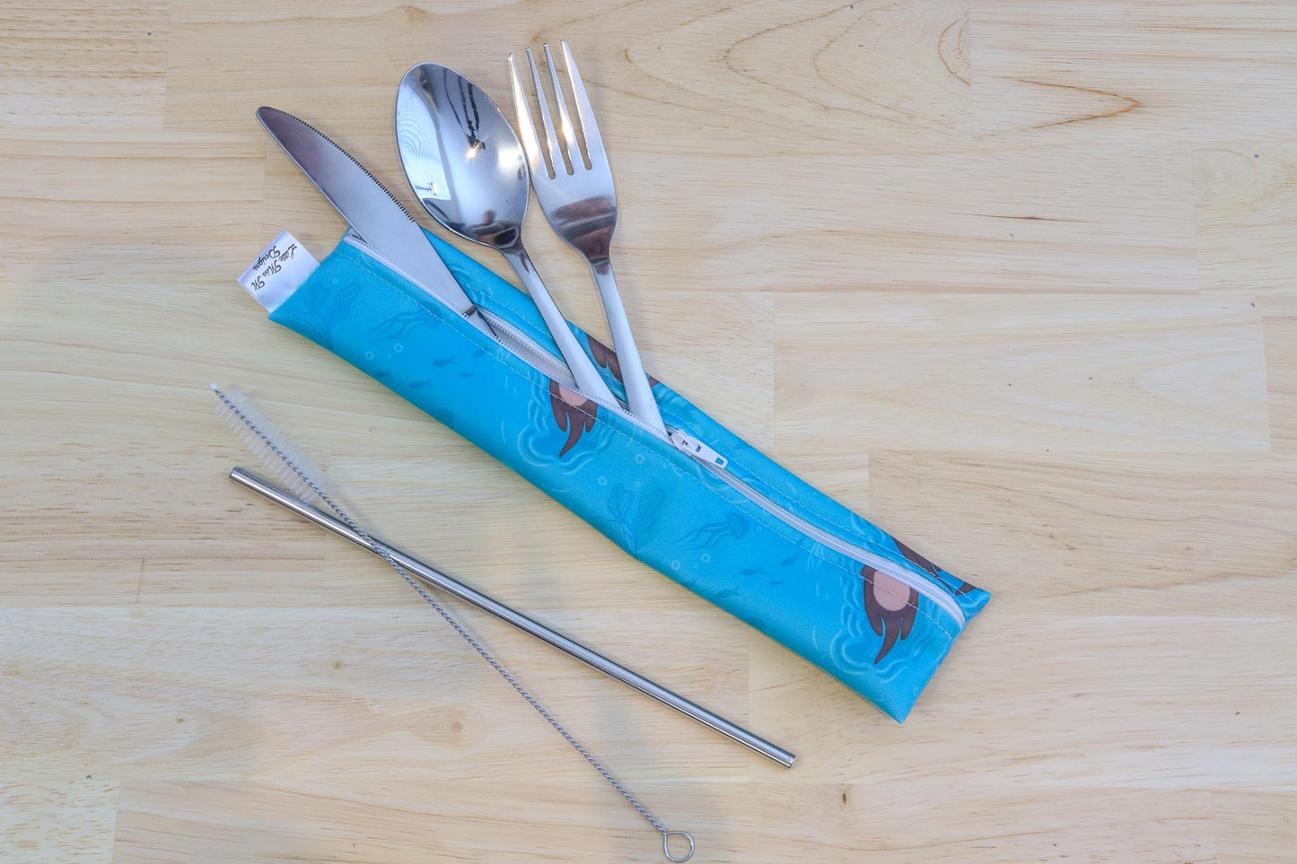 Otto The Otter Cutlery Pouch