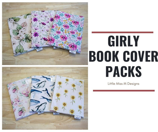 Girly Pack Book Covers Scrapbook