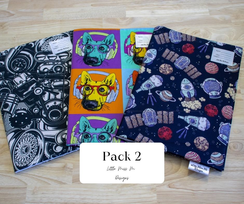 Boy Pack Book Covers