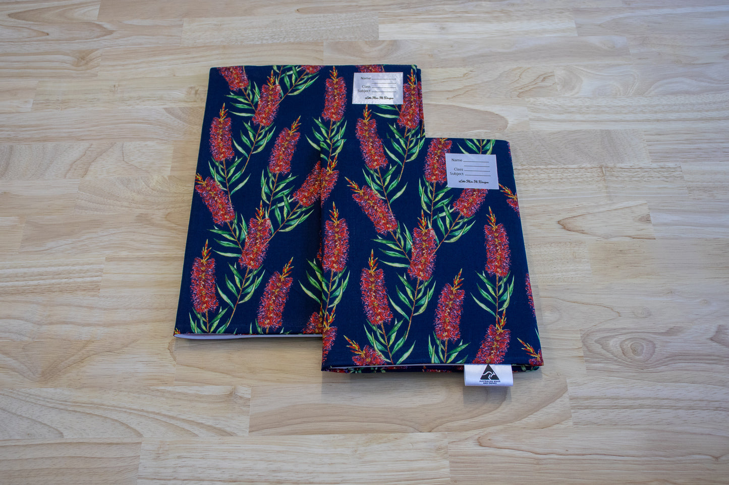 Navy Bottlebrush Scrapbook Covers