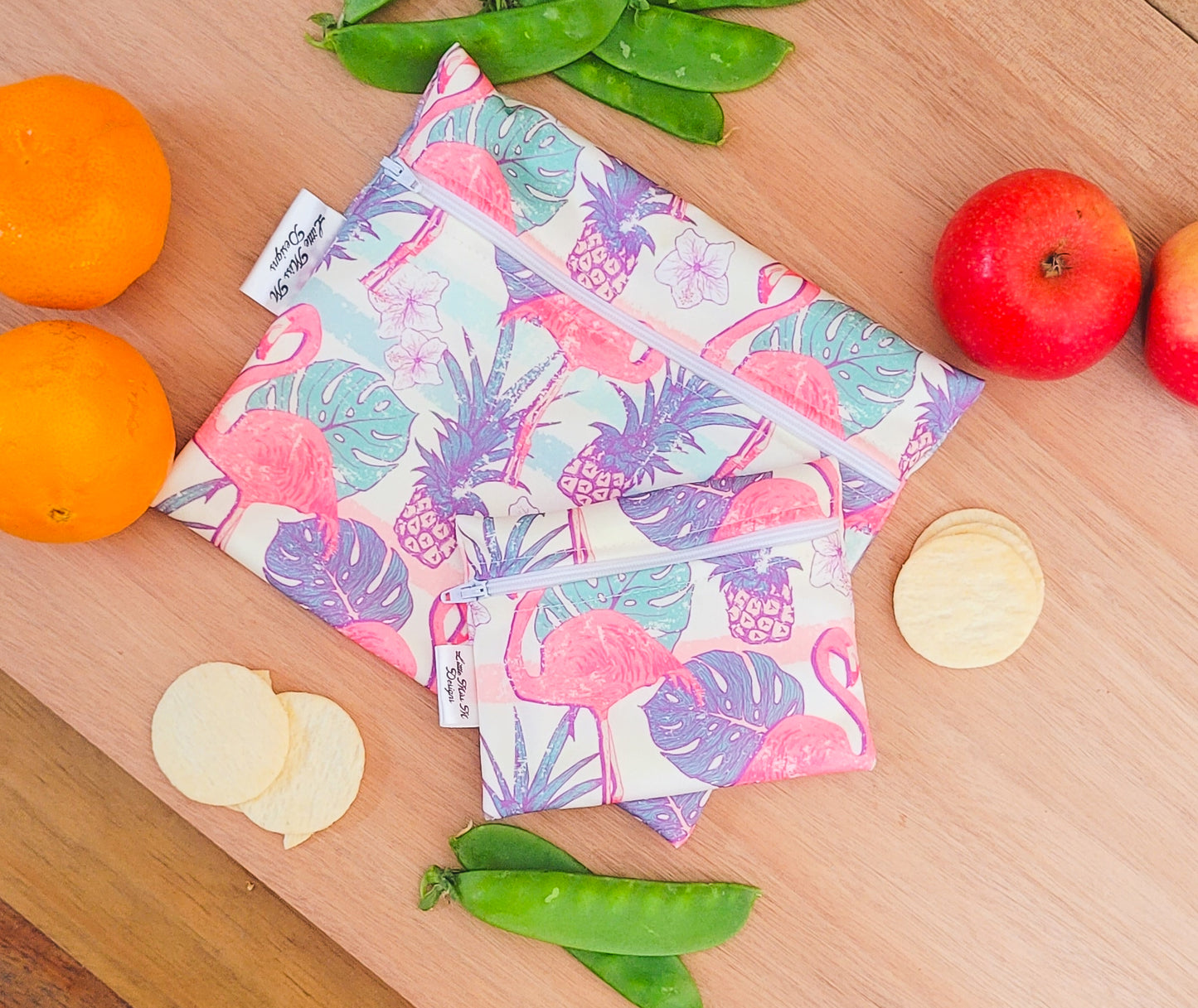 Flamingos Snack Bags