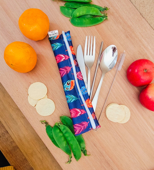 Feathers Cutlery Pouch