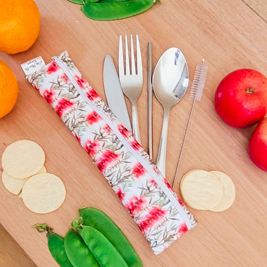 Bottle Brush Cutlery Pouch