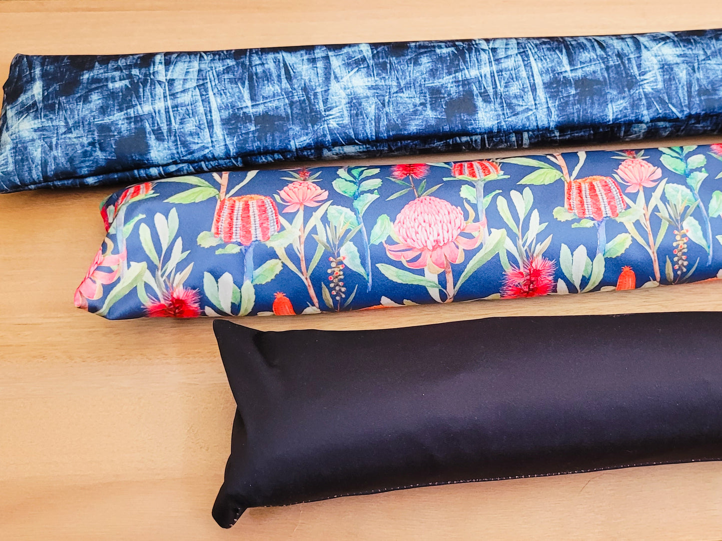 Pack of 3 Darkness - Denim, Black & Navy Natives Door Draught Stopper