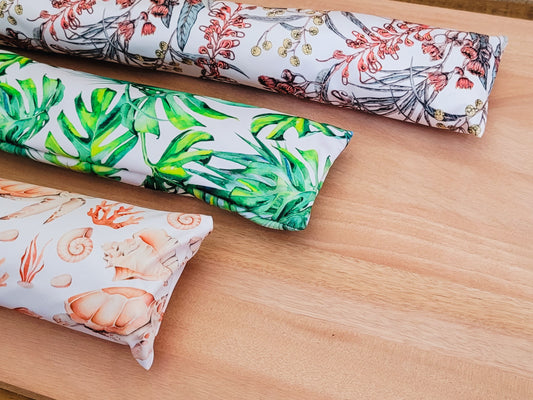 Pack of 3 Natural Tropical, Grevillea & Timmy Turtle Door Draught Stopper