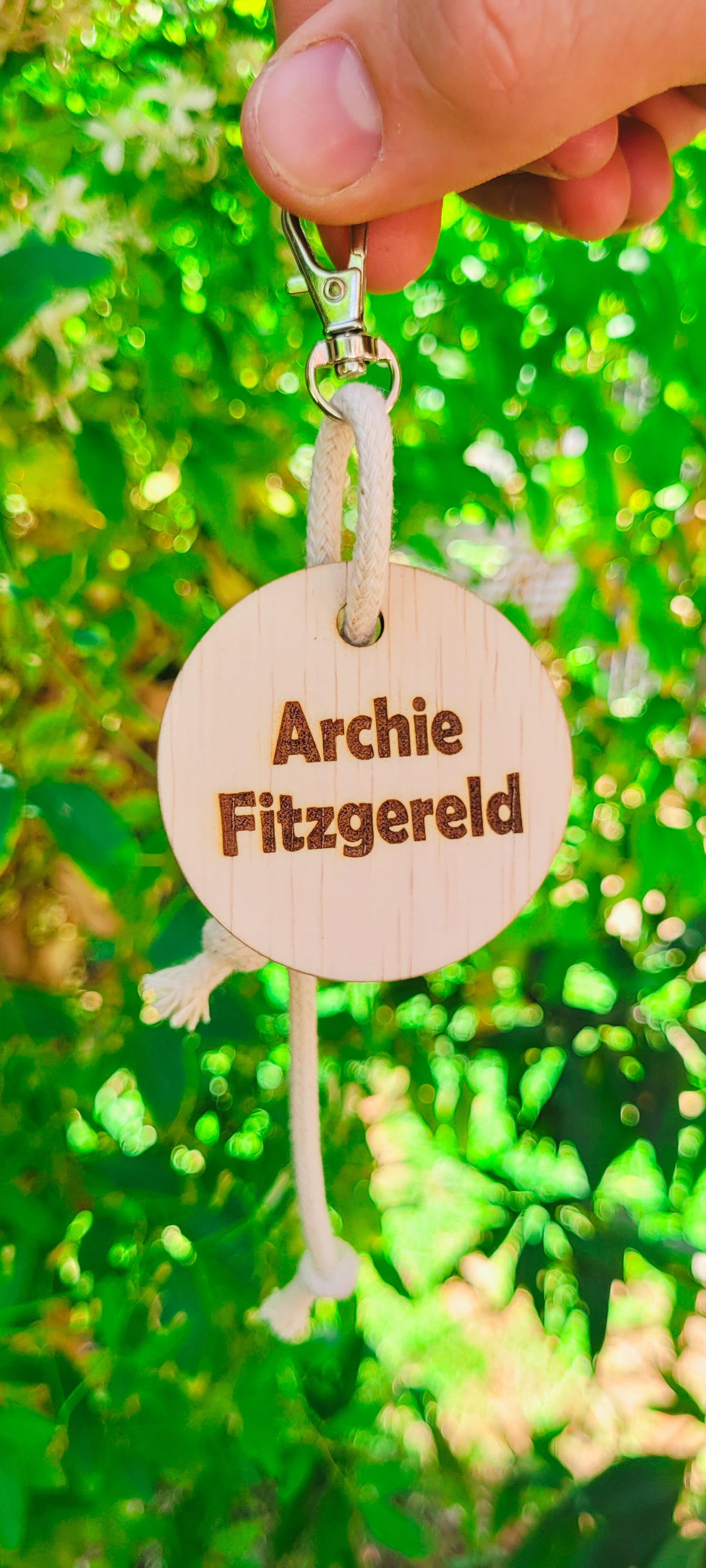 Personalized Wooden Name Tags