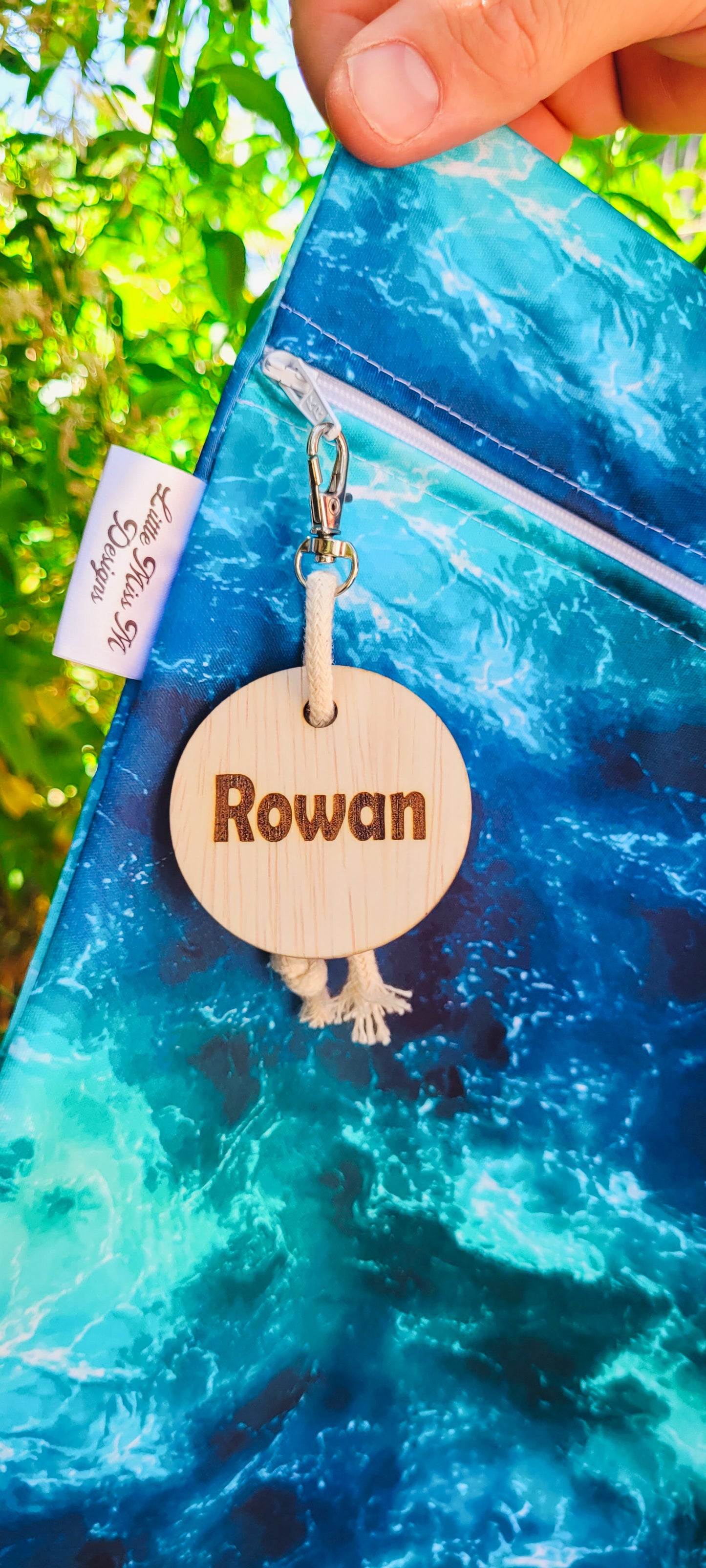 Personalized Wooden Name Tags