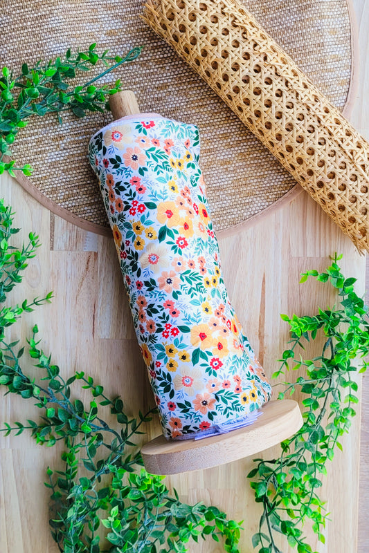 Orange Flowers Unpaper Towels
