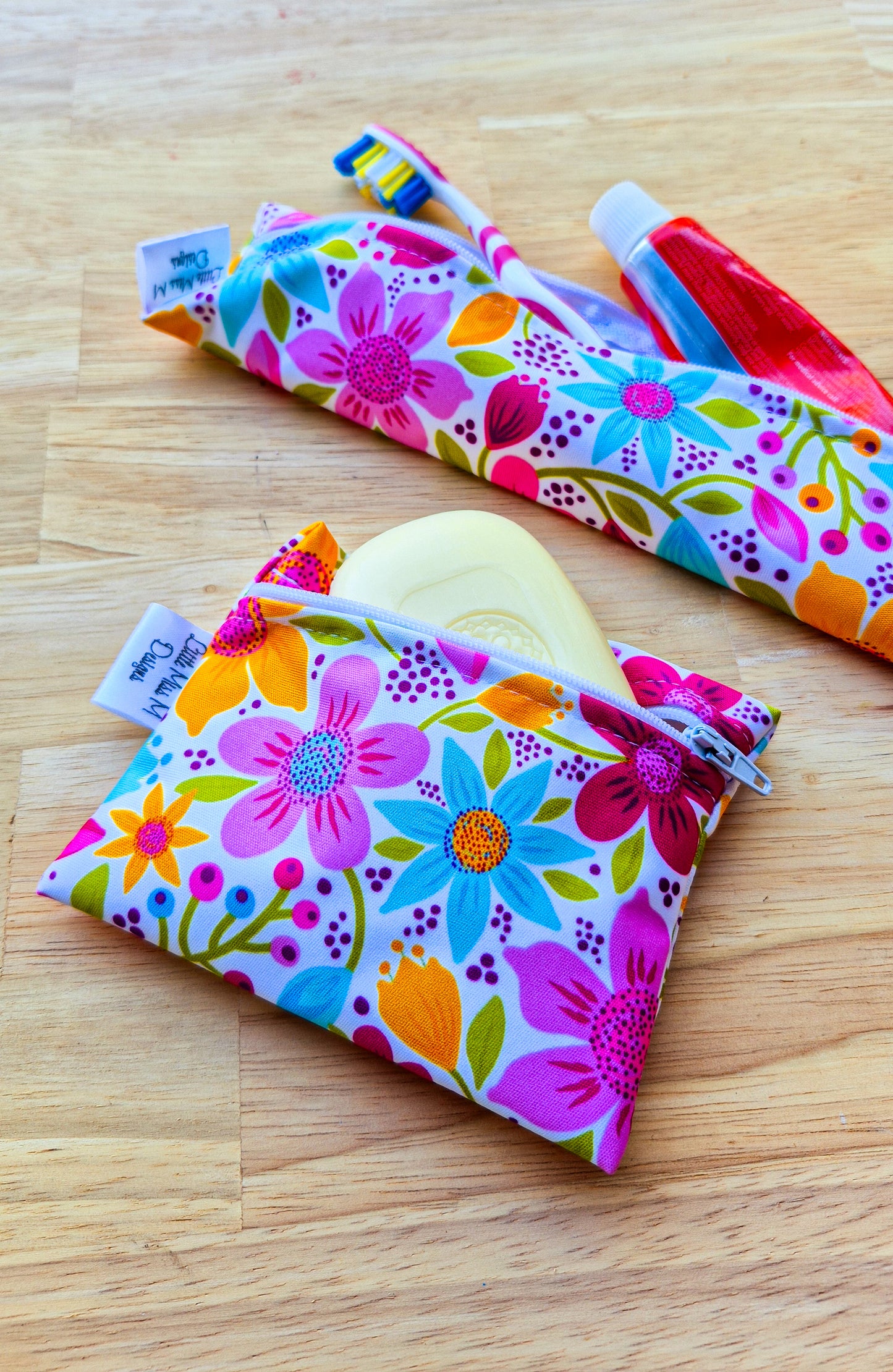 Pretty in Pink Travel Soap & Toothbrush Pouch