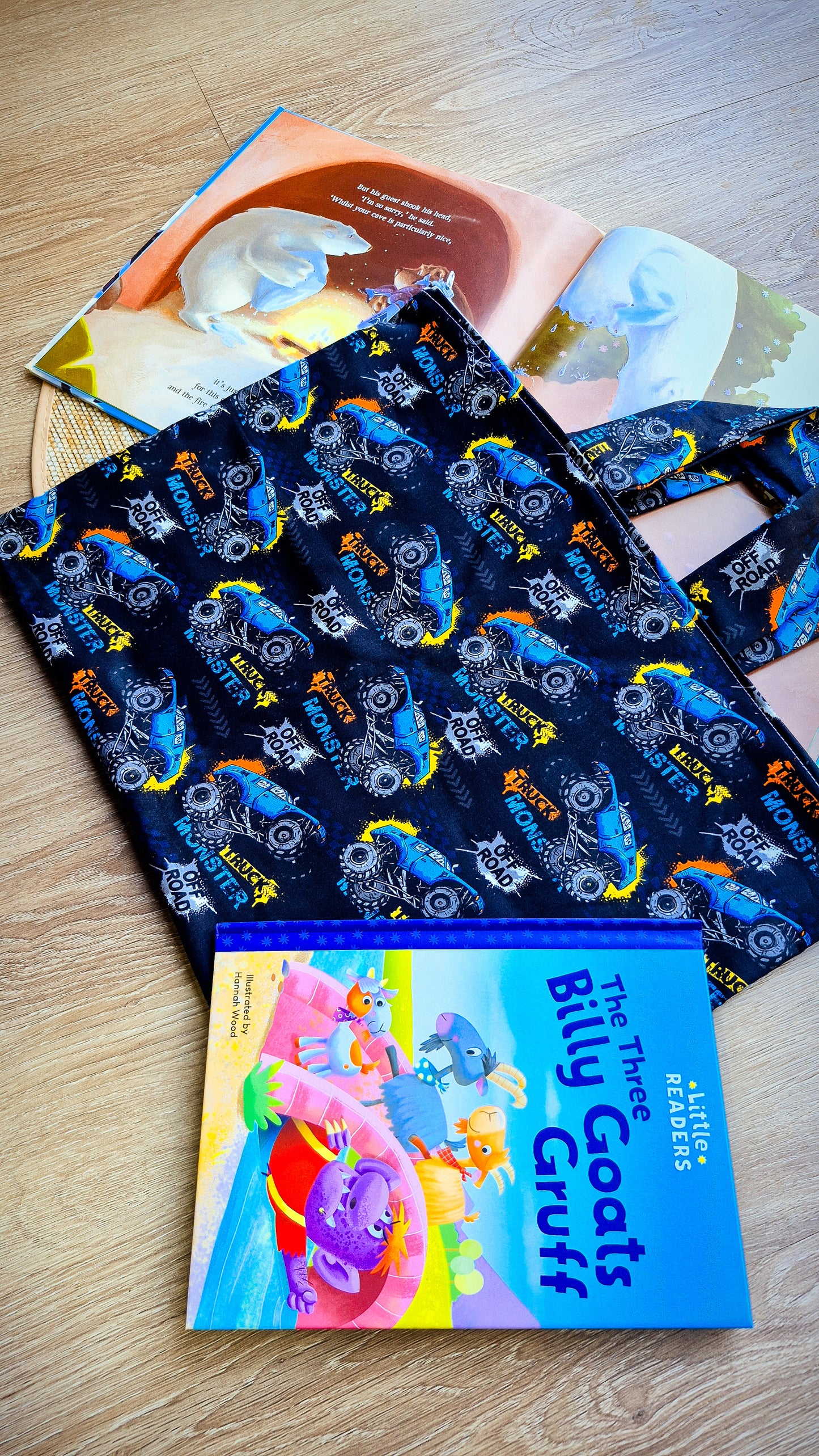 Monster Trucks Library Bag
