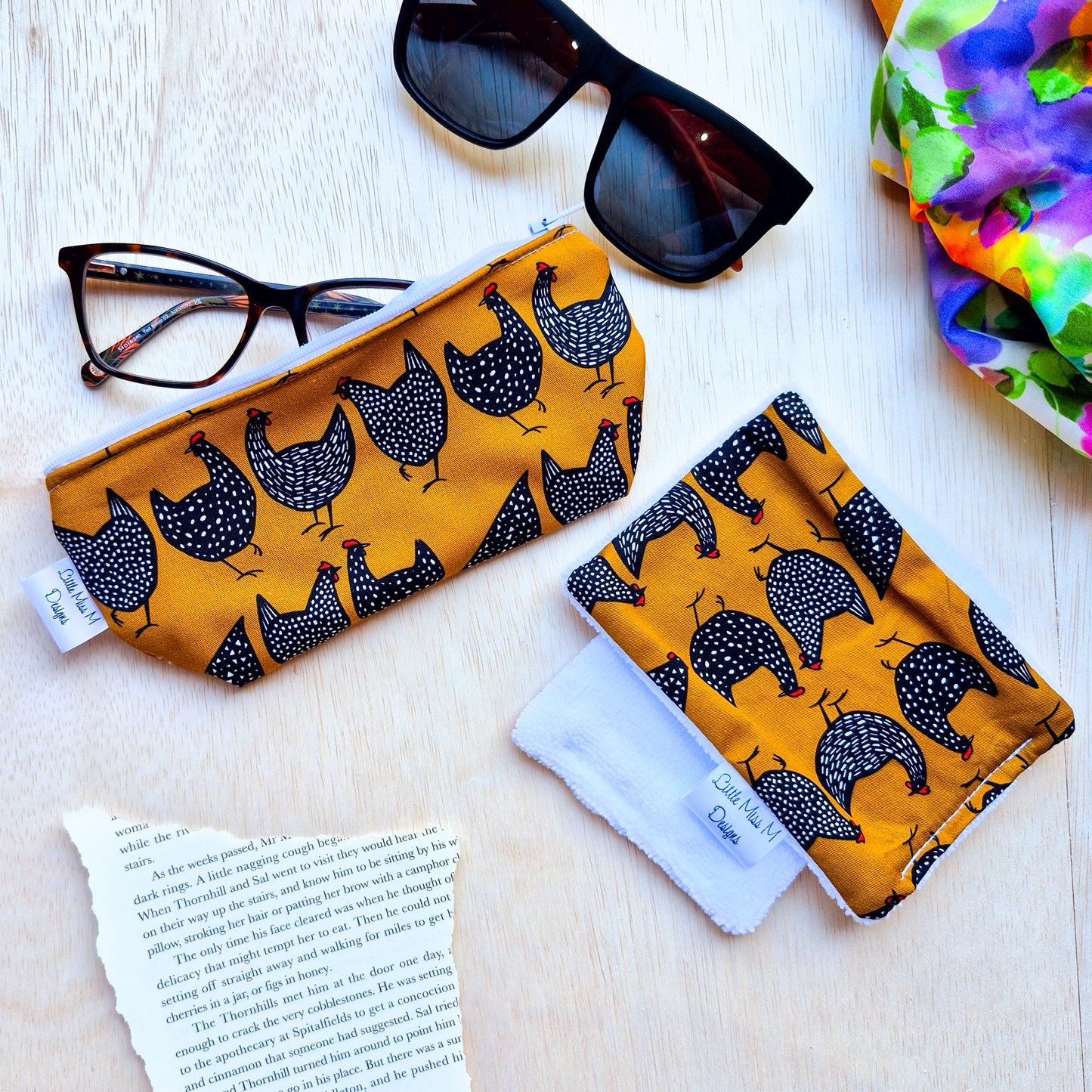 Glasses Case & Cleaner Flappy