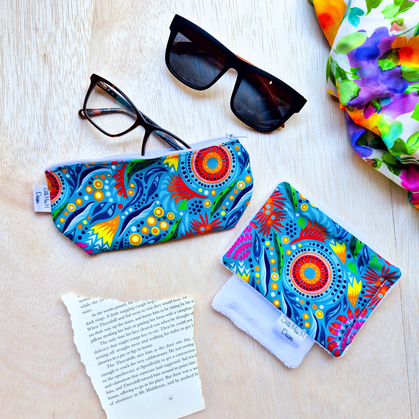 Glasses Case & Cleaner Willow