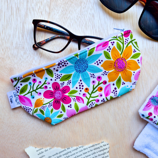 Glasses Case & Cleaner Pretty In Pink