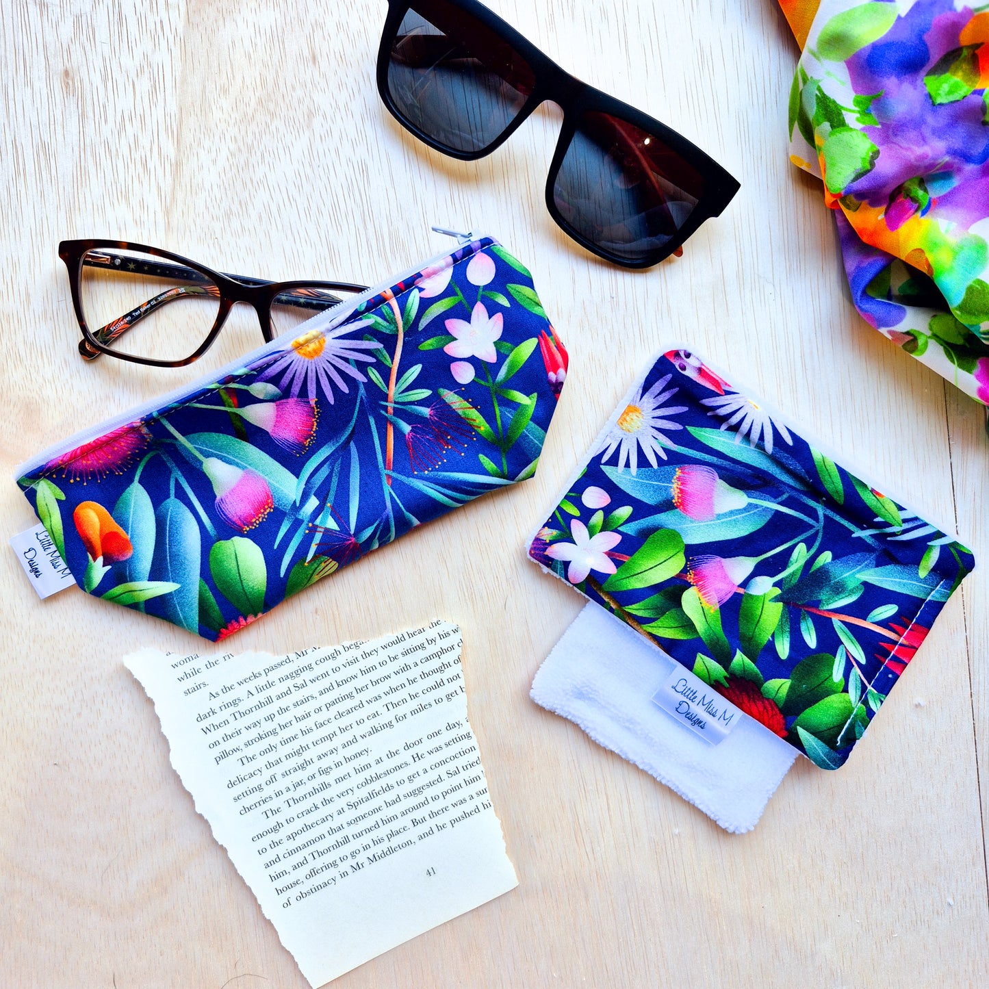Glasses Case & Cleaner Western Natives