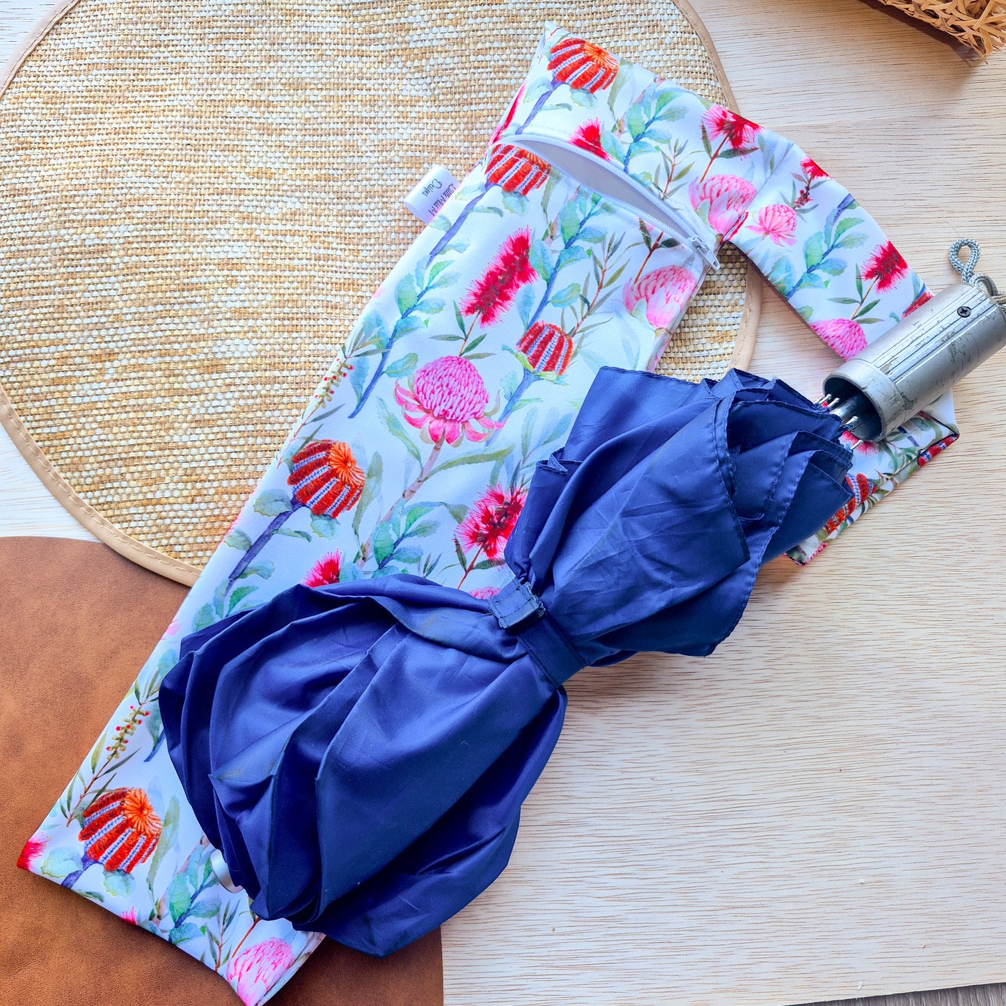 Pack of 3 Natives Umbrella Bag Cream, Western & Navy Natives