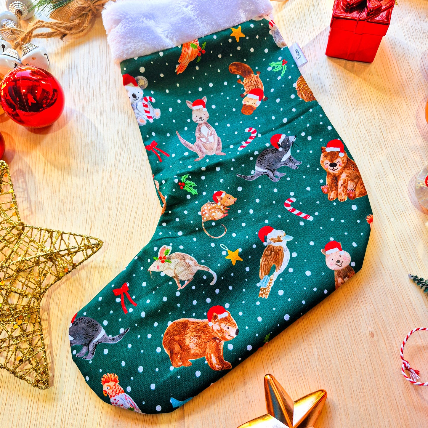 Aussie Animals Christmas Stocking
