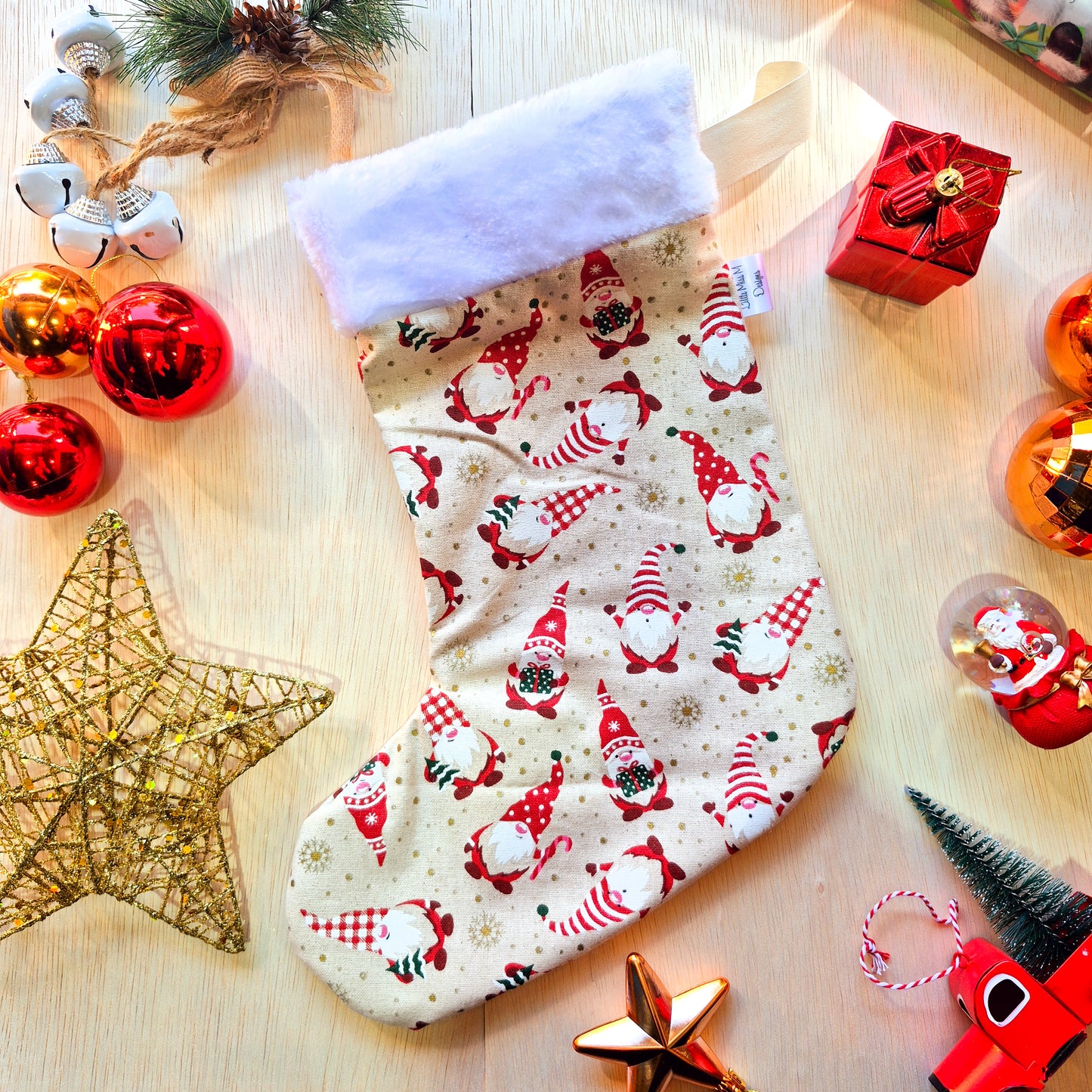 3 Pack Holiday Greetings Christmas Stocking