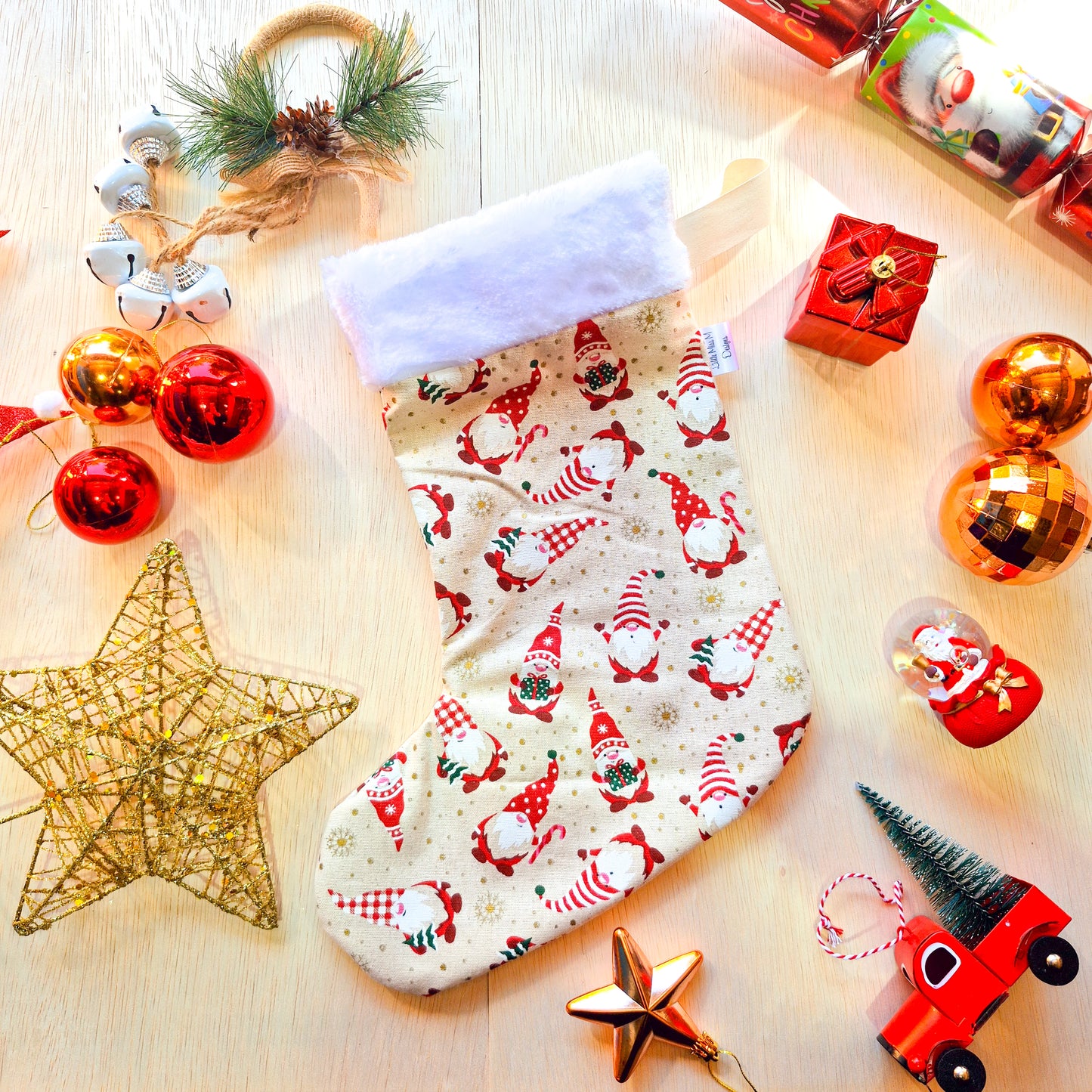 Gnomes Christmas Stocking