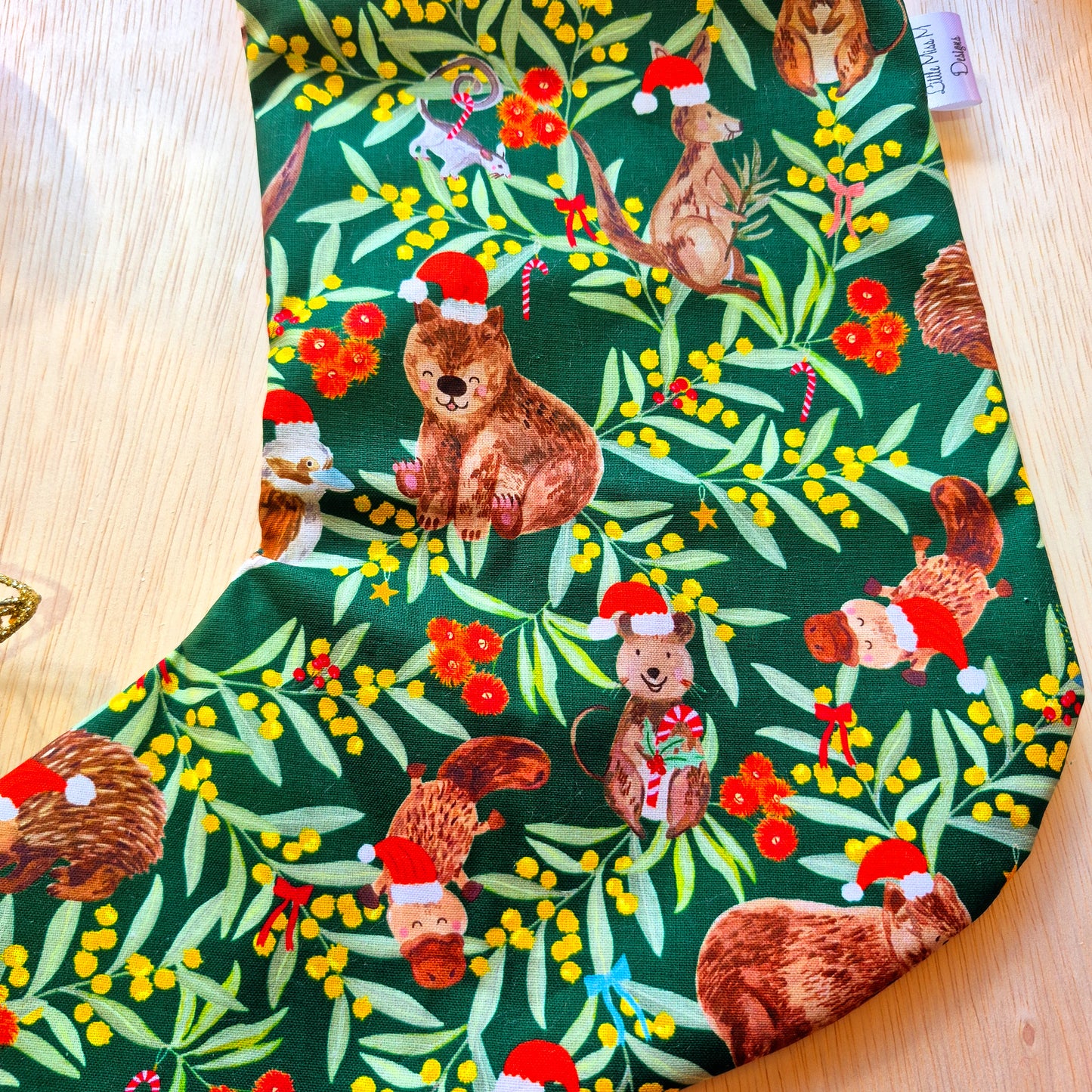Wattle Christmas Stocking