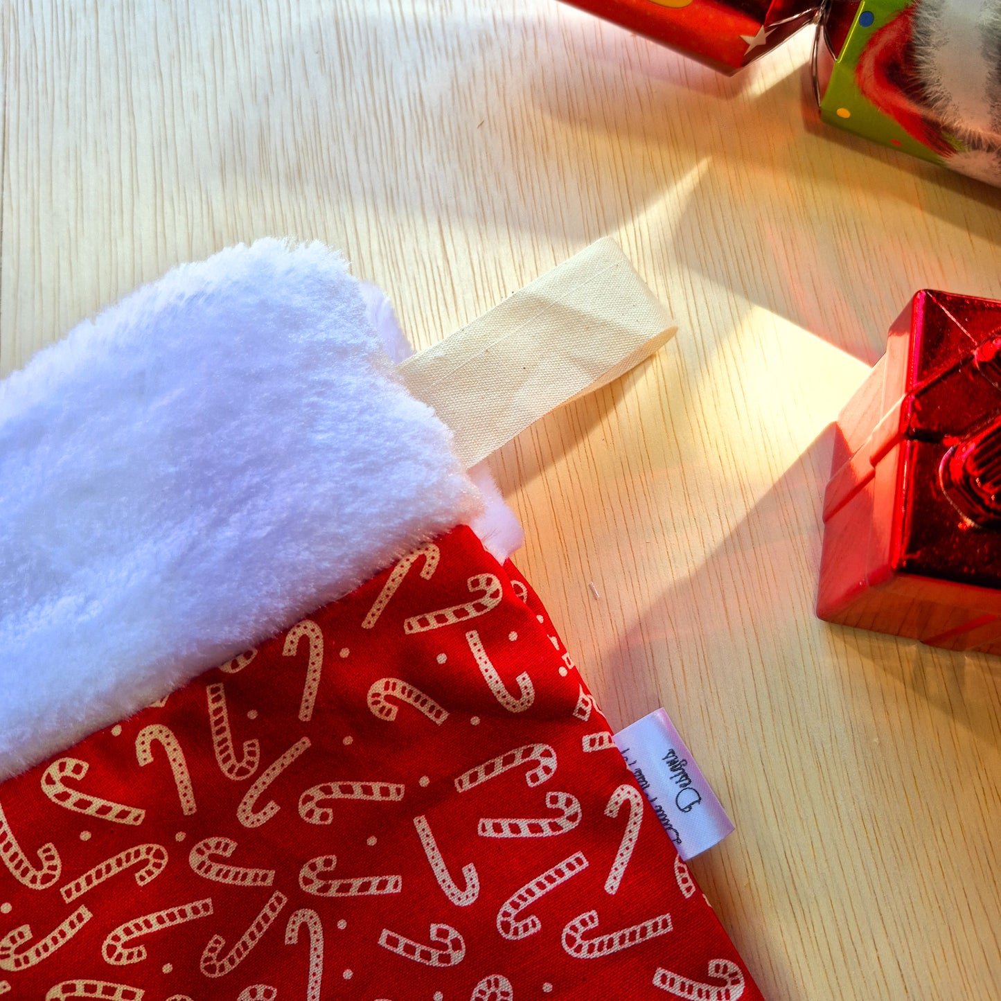 Candy Cane Christmas Stocking