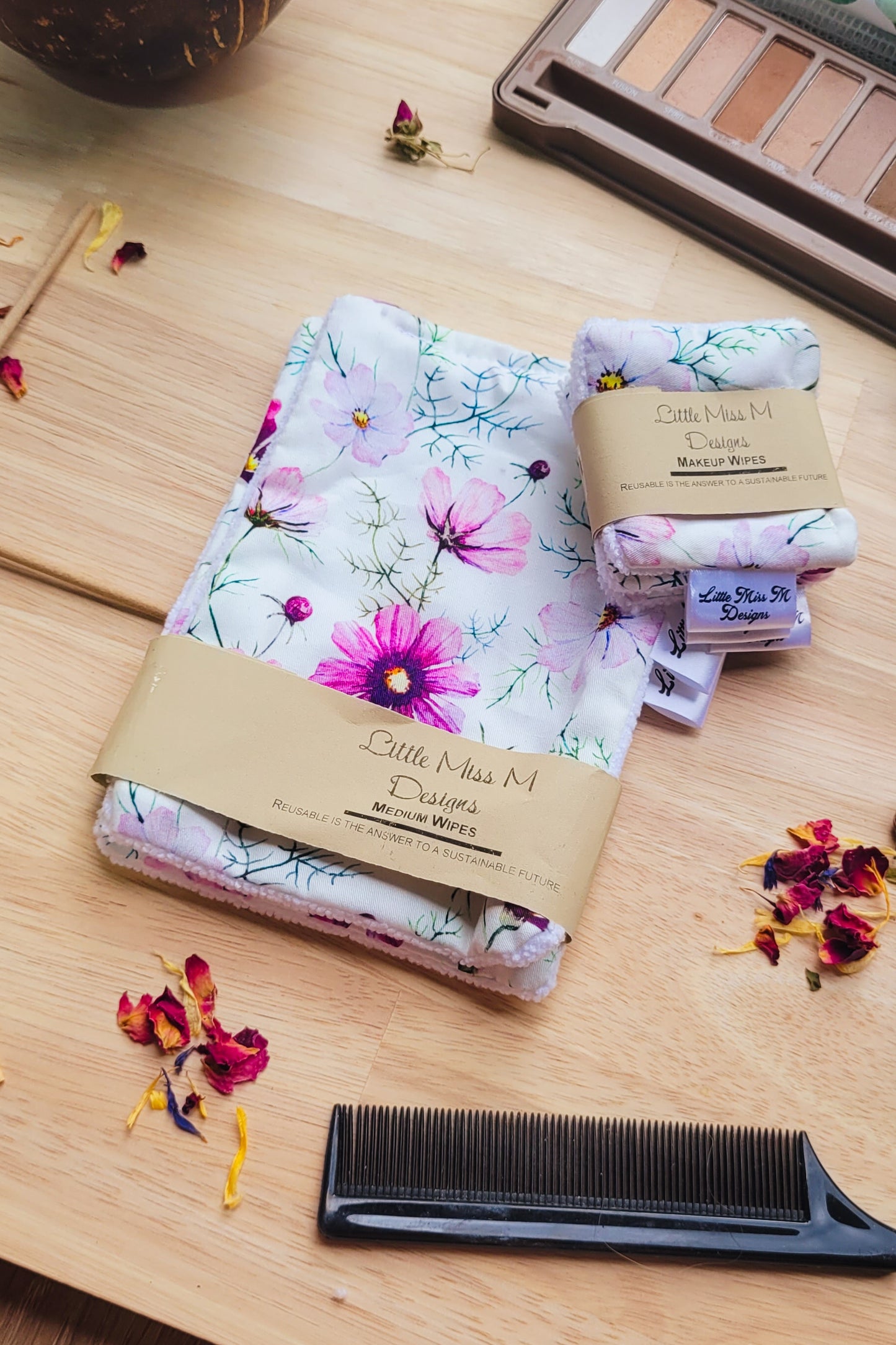 Pink Dandelion Makeup Wipes