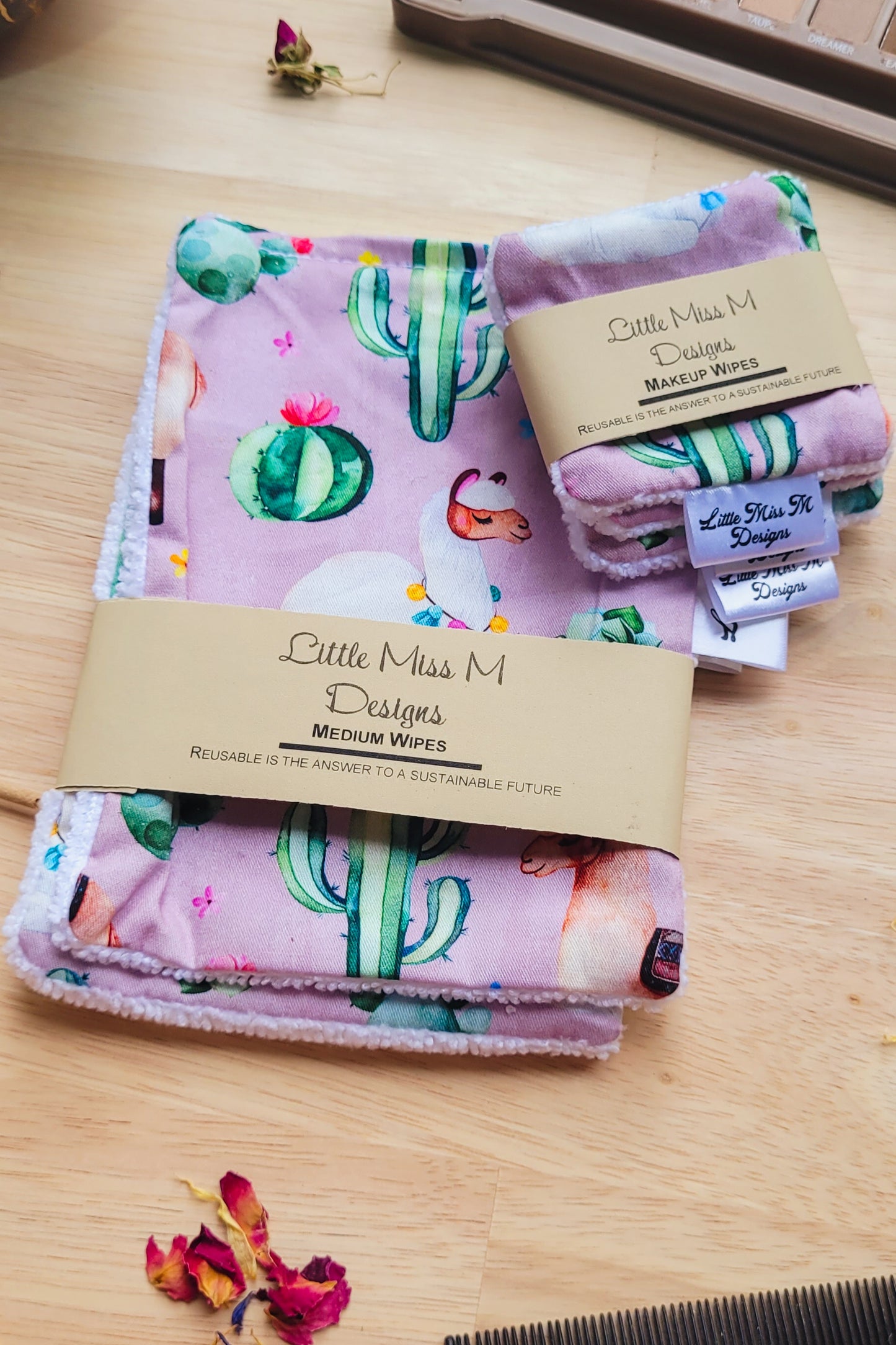 Llama & Cactus Makeup Wipes