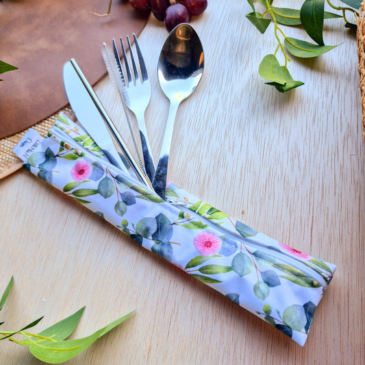 Flowering Gumnuts Cutlery Pouch