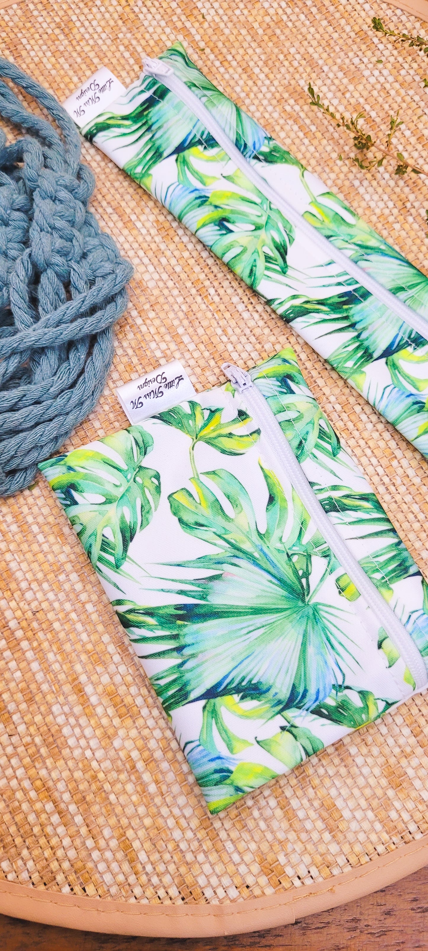Tropical Travel Soap & Toothbrush Pouch