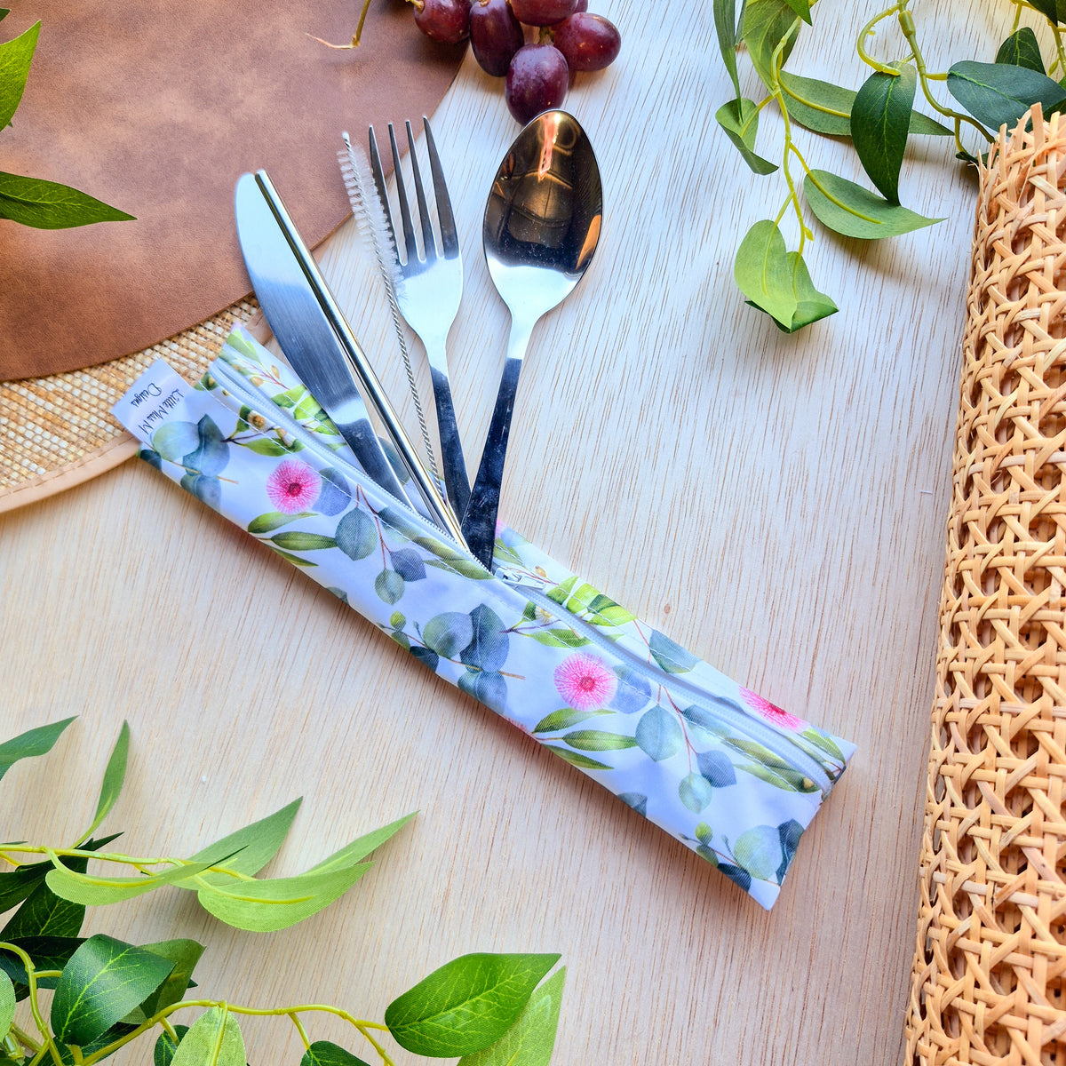 Flowering Gumnuts Cutlery Pouch