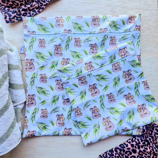 Koala and Gum swim / Wet Bag